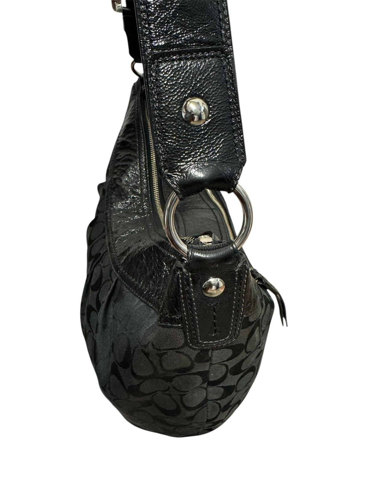 Coach Coach Signature Black Jacquard Canvas Handbag and Wallet Size ONE SIZE - 12 Thumbnail