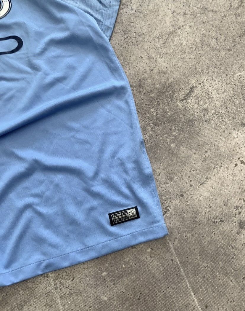 Nike × Vintage Vintage Nike Manchester City Kun Aguero 2018 Blockore Size US XL / EU 56 / 4 - 6 Thumbnail