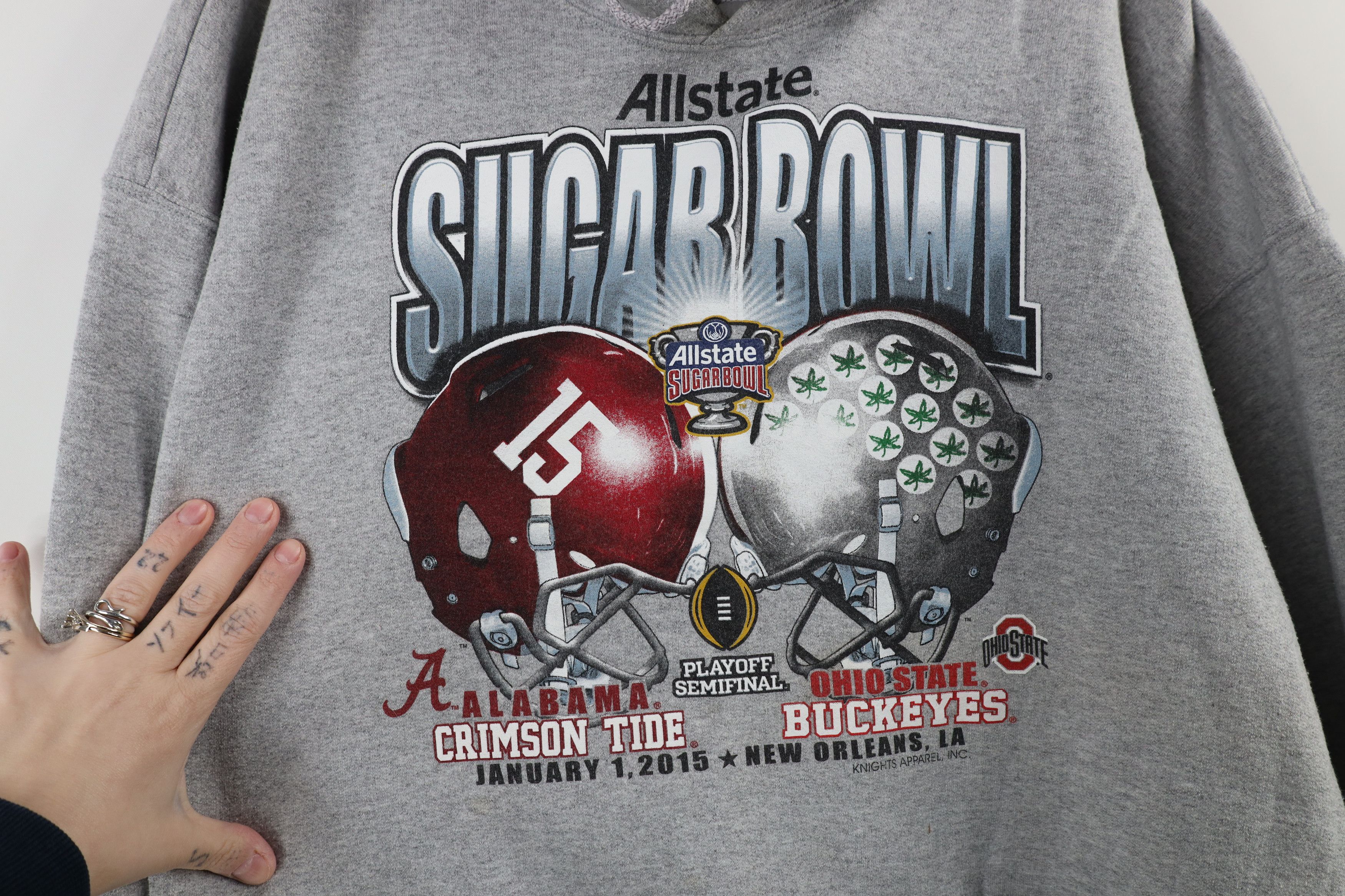 Vintage Y2K 2015 Sugar Bowl University Ohio State University Hoodie Size US XXL / EU 58 / 5 - 7 Thumbnail