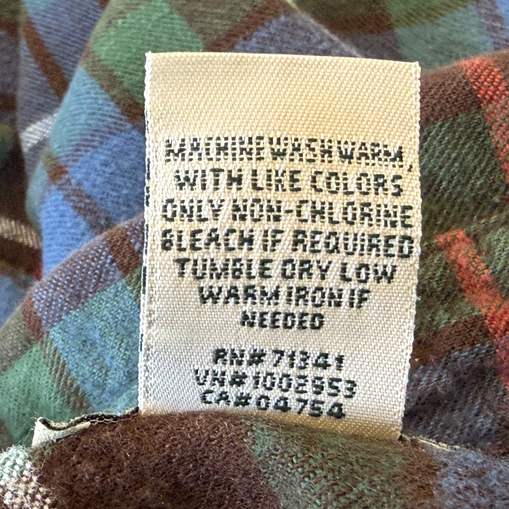 Vintage VINTAGE L.L. Bean Button Down Shirt Mens XL-Tall Blue Plaid Long Sleeve Traditional Fit Size US XL / EU 56 / 4 - 7 Thumbnail