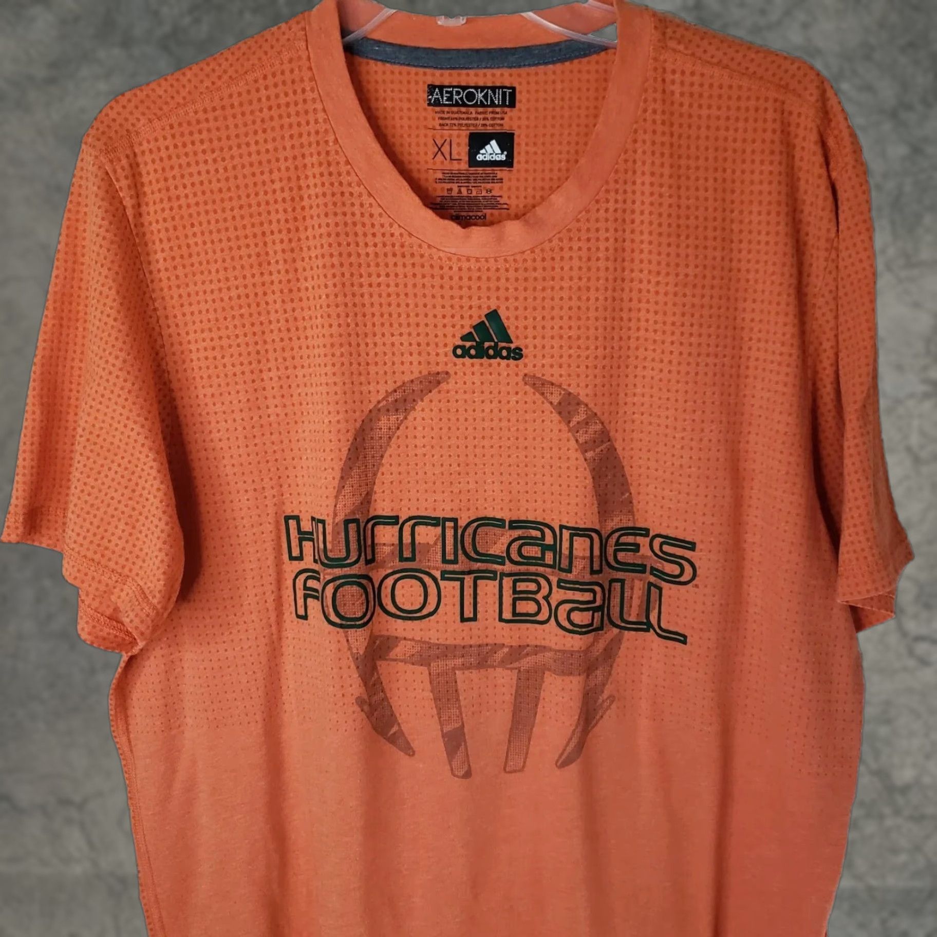 Adidas adidas Performance Tee Shirt Men XL Regular Medium Orange Aeroknit Pullover Size US XL / EU 56 / 4 - 1 Thumbnail