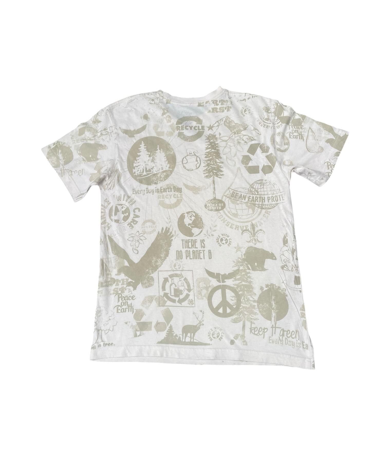 Designer AOP World Wise Save The Planet Tshirt Size US S / EU 44-46 / 1 - 5 Thumbnail