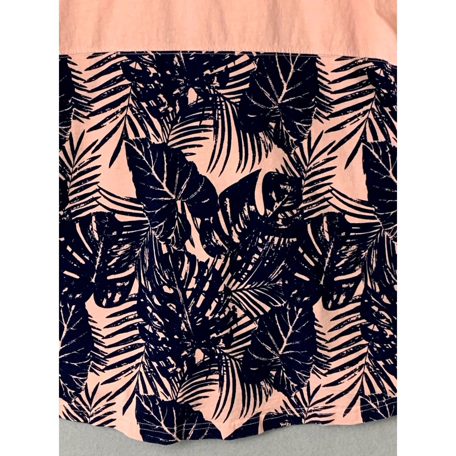 ESPIRIT Spirit Spirit Jersey Shirt Woman 2XL Peach T-Shirt Island Vibes 3/4 Sleeve Ferns Leaves Womens US 2XL Peach Island Bohemian 90s Beach Florida Shirt Size XXL / US 16-18 / IT 52-54 - 6 Thumbnail