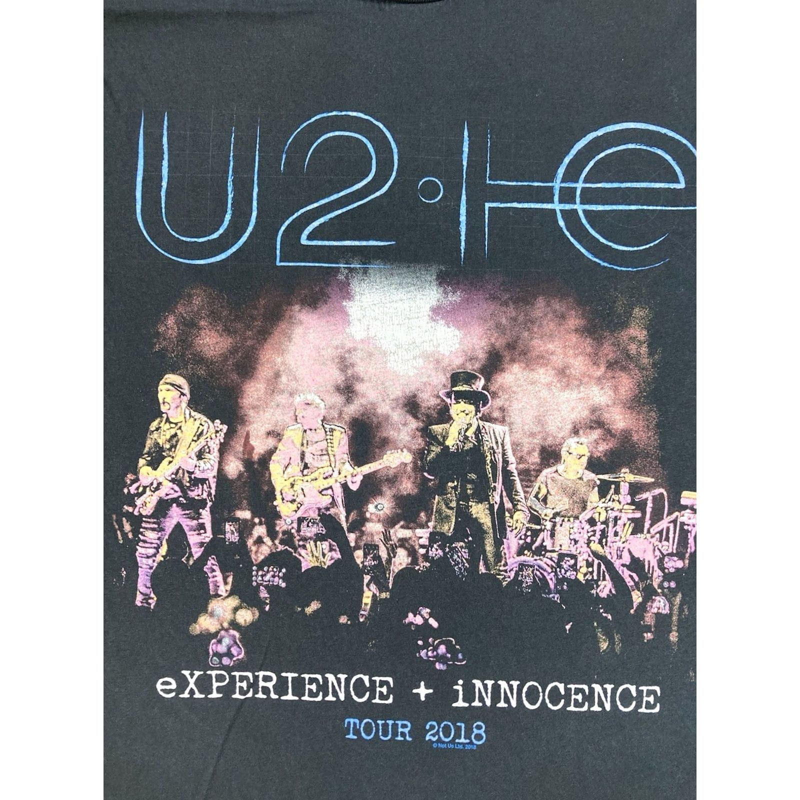 Vintage U2 Experience + Innocence Tour 2018 Graphic Shirt Women Small Black T-Shirt Size S / US 4 / IT 40 - 2 Thumbnail