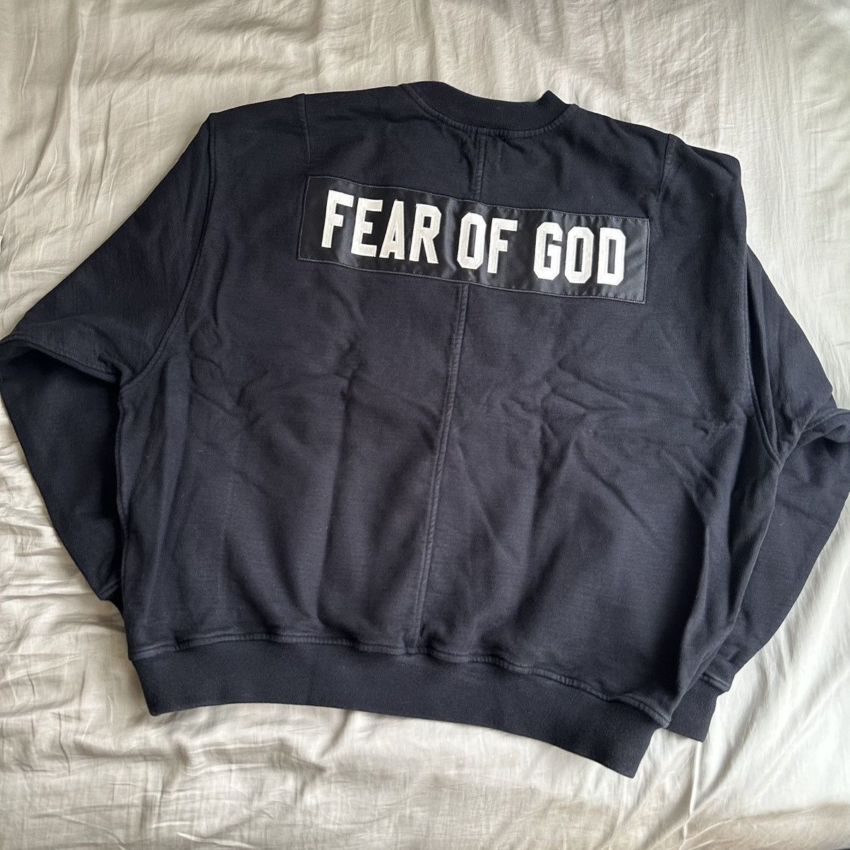 Fear of God Fear of God 5th Heavy Terry Patch Crewneck | Grailed 
