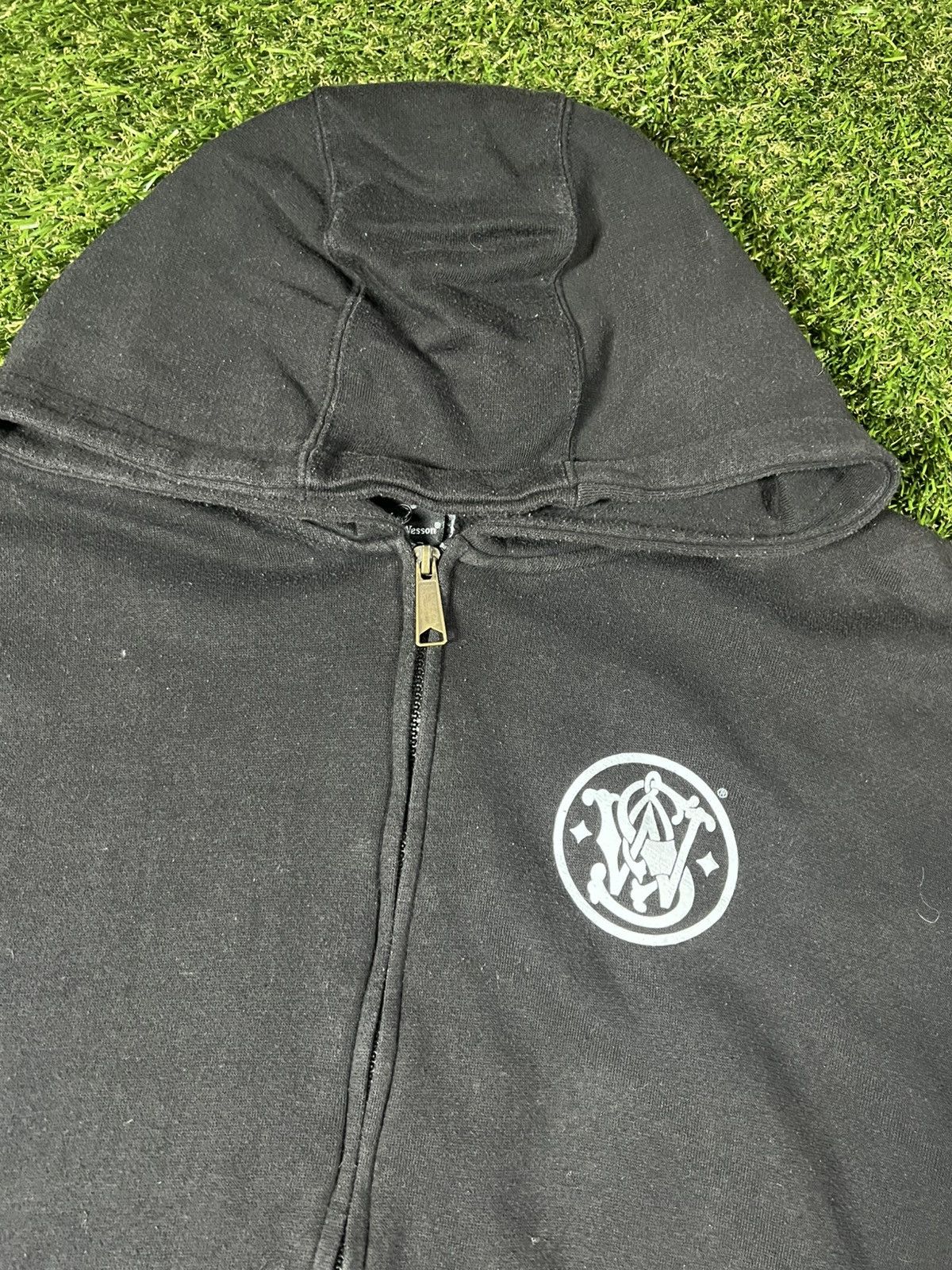 Vintage Vintage Y2k Smith & Wesson Guns Opium Grunge Hoodie Jacket Size US M / EU 48-50 / 2 - 2 Thumbnail