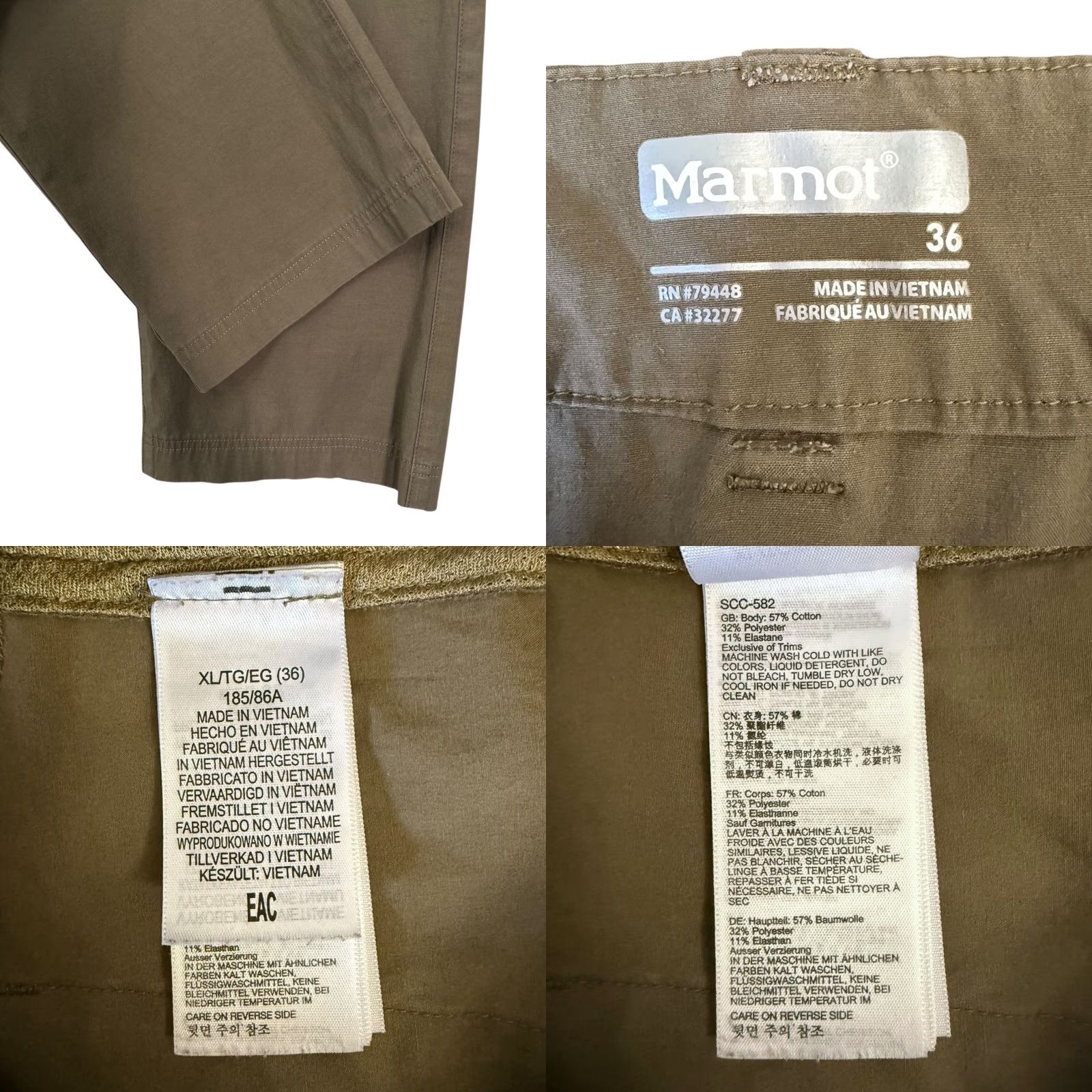 Marmot Marmot 4th And E Utility Pants Brown Men 36 UPF-30 Hiking Trekking Outdoors Pants Cargo Pocket Size US 36 / EU 52 - 8 Thumbnail