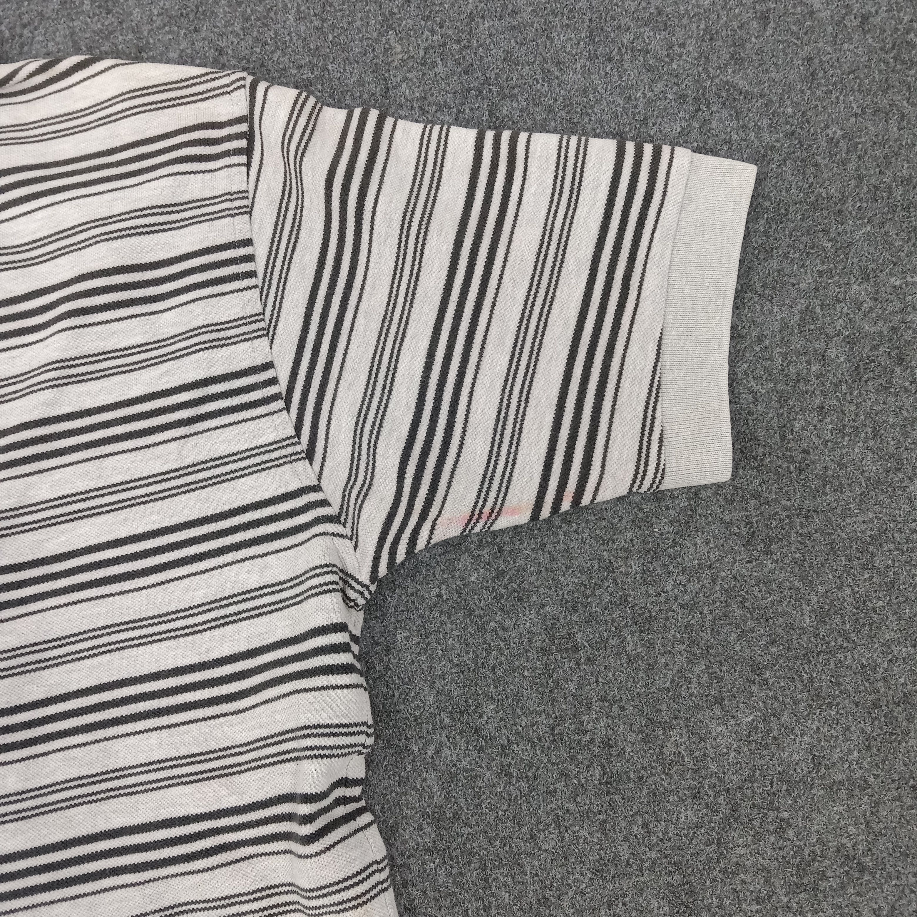 Vintage × Yves Saint Laurent Yves Saint Laurent Italian Brand Stripe Polo Shirt Size US M / EU 48-50 / 2 - 6 Thumbnail
