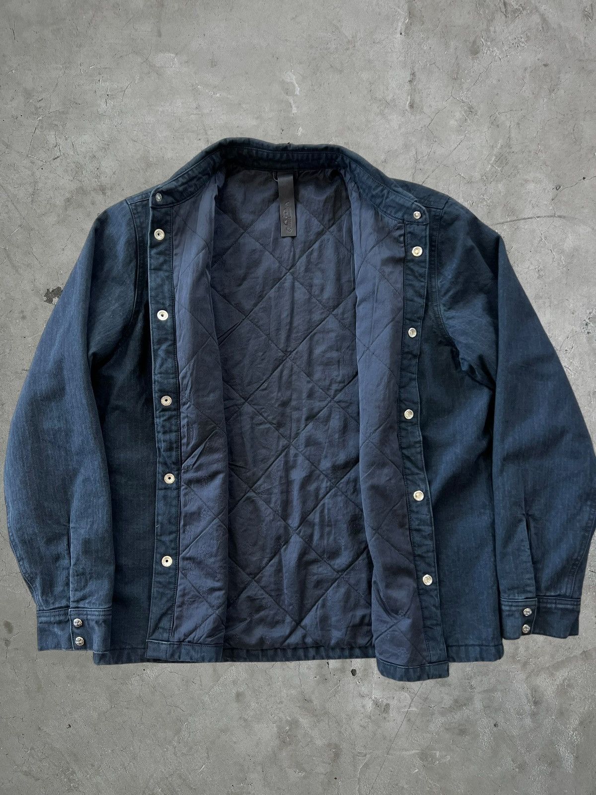 Chrome Hearts Chrome Hearts Quilt Lined WorkDog Denim Jacket Size US L / EU 52-54 / 3 - 6 Thumbnail