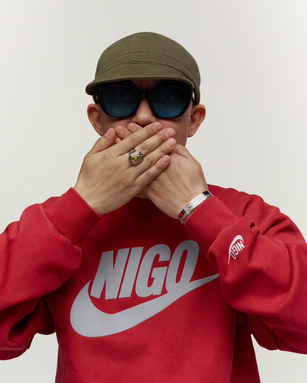 Nigo × Nike 🔥Nike x Nigo NRG Fleece Crewneck Sweatshirt Size US S / EU 44-46 / 1 - 5 Thumbnail