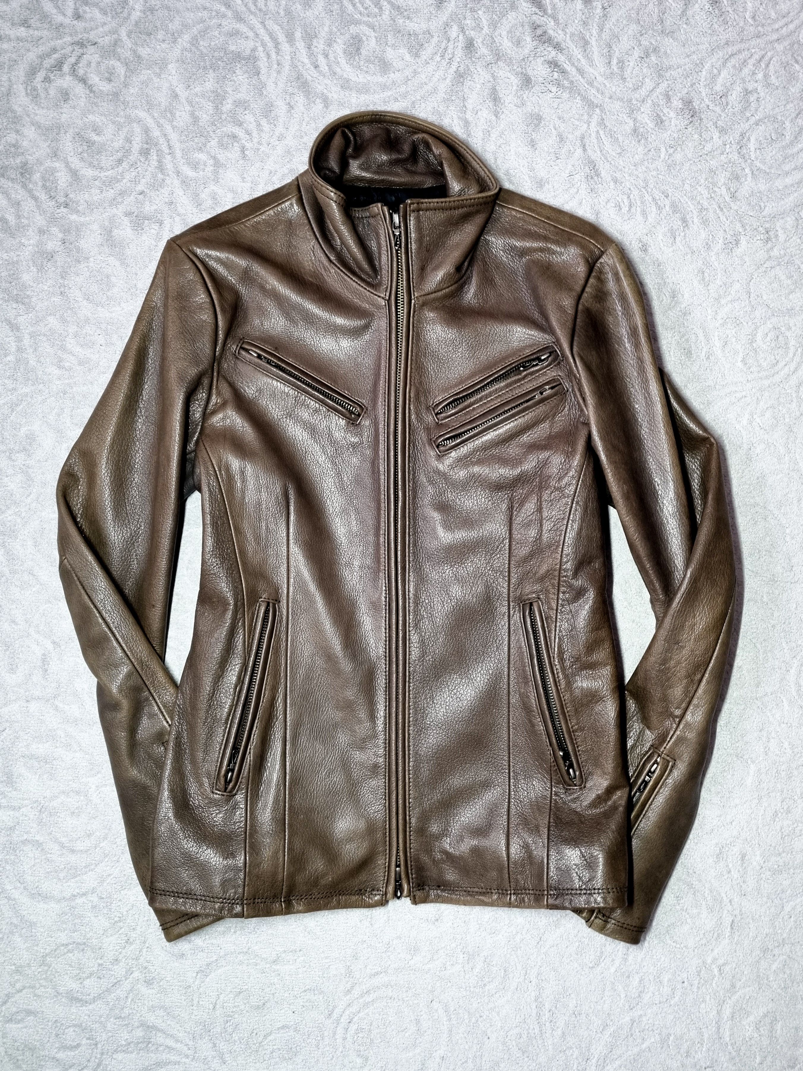 GOSTAR DE FUGA Fuga Coated Goatskin Leather Jacket Size US S / EU 44-46 / 1 - 2 Thumbnail