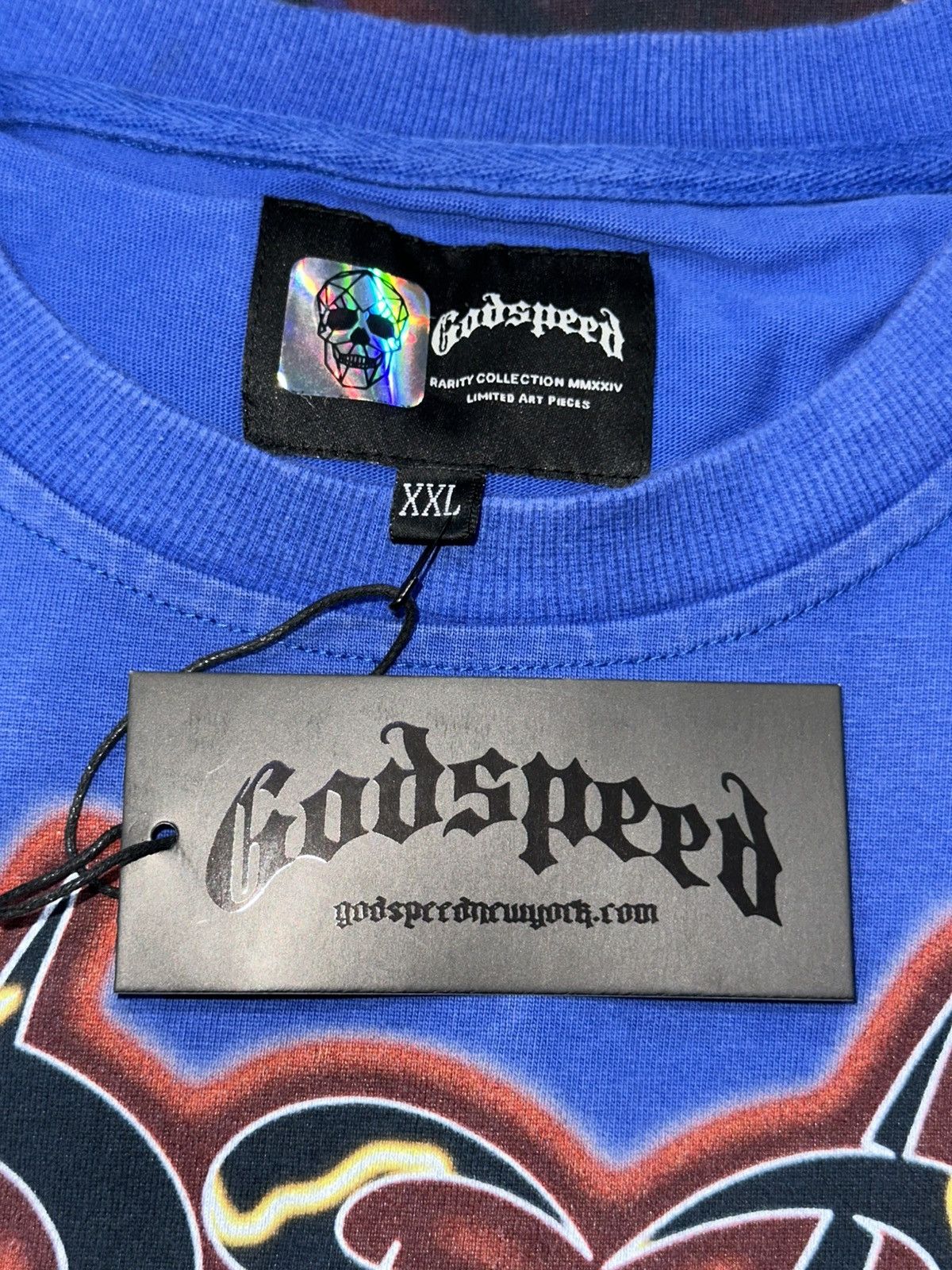 Godspeed Godspeed "Podium Dreams" Long Sleeve (Blue) size XXL Size US XXL / EU 58 / 5 - 2 Thumbnail