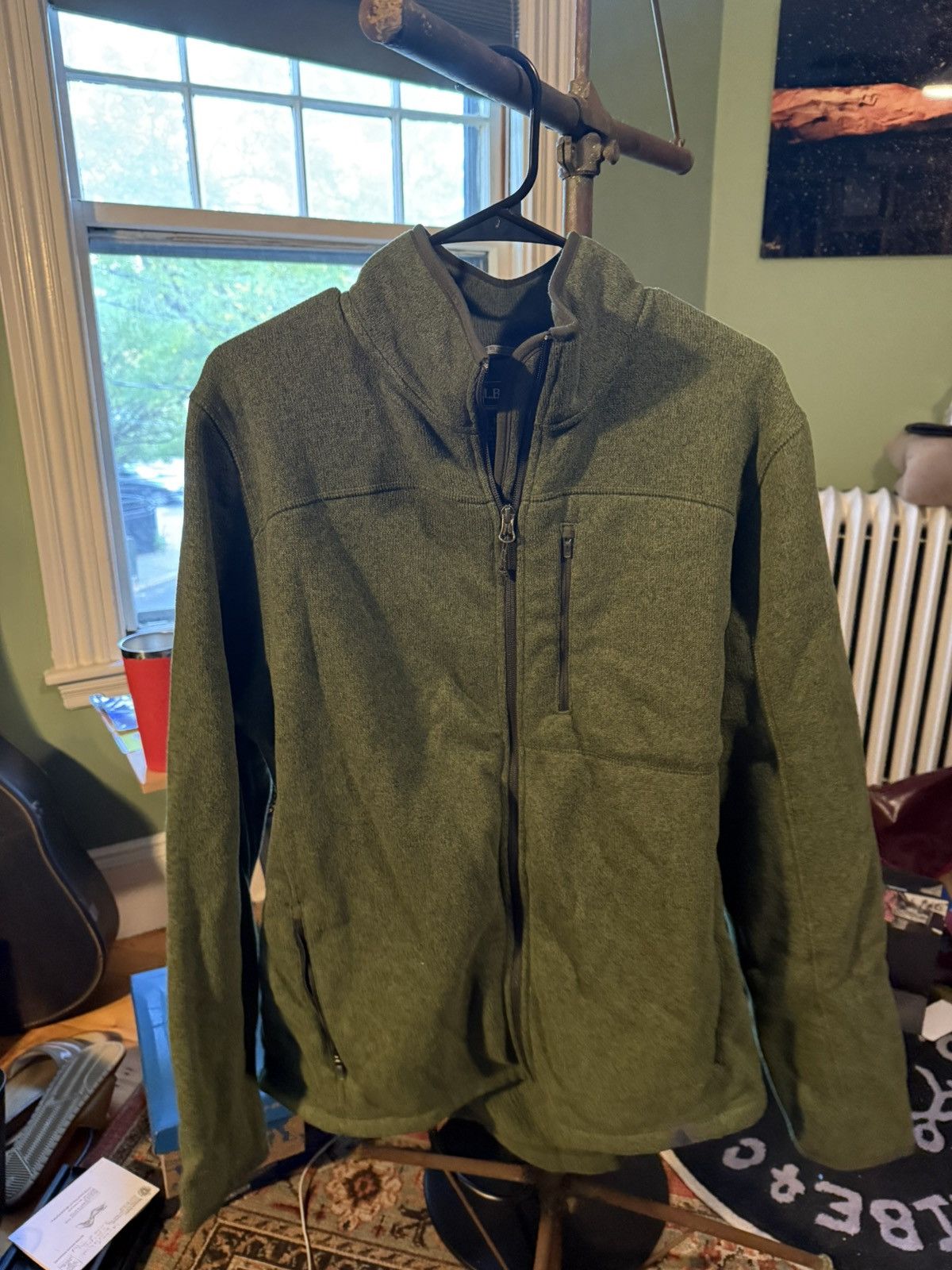 L.L. Bean Forest Green L.L. Bean Fleece Size US L / EU 52-54 / 3 - 1 Thumbnail