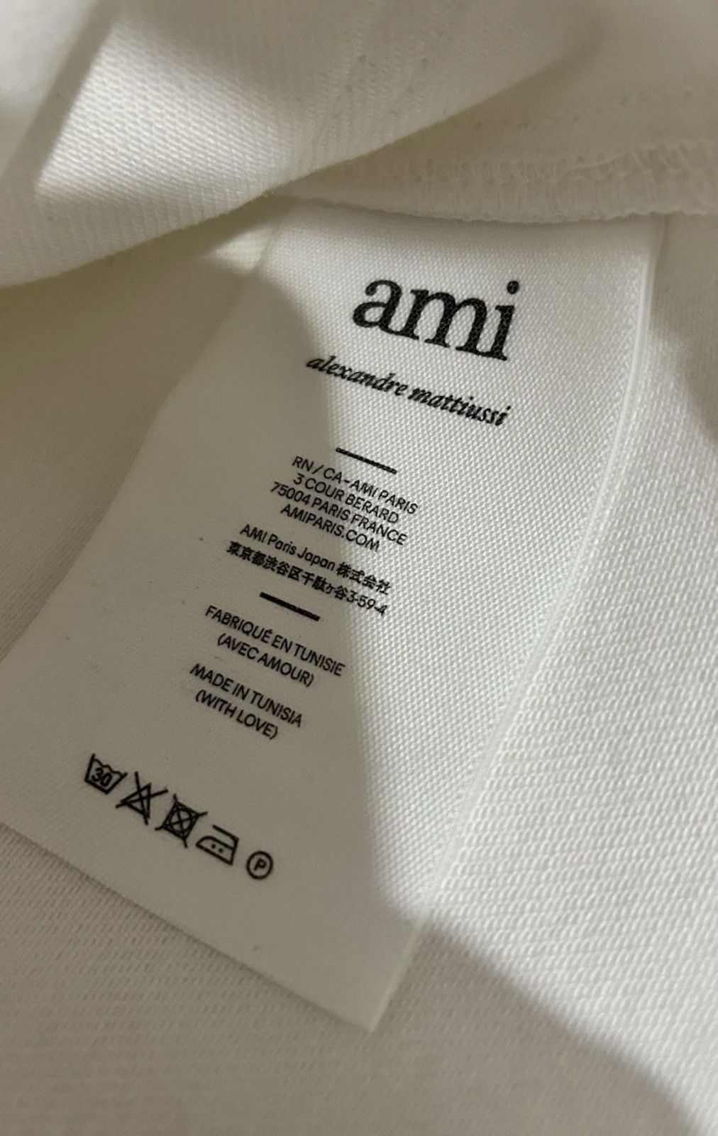 AMI Ami Paris Workwear Denim Jacket White Size Medium Size US M / EU 48-50 / 2 - 10 Thumbnail