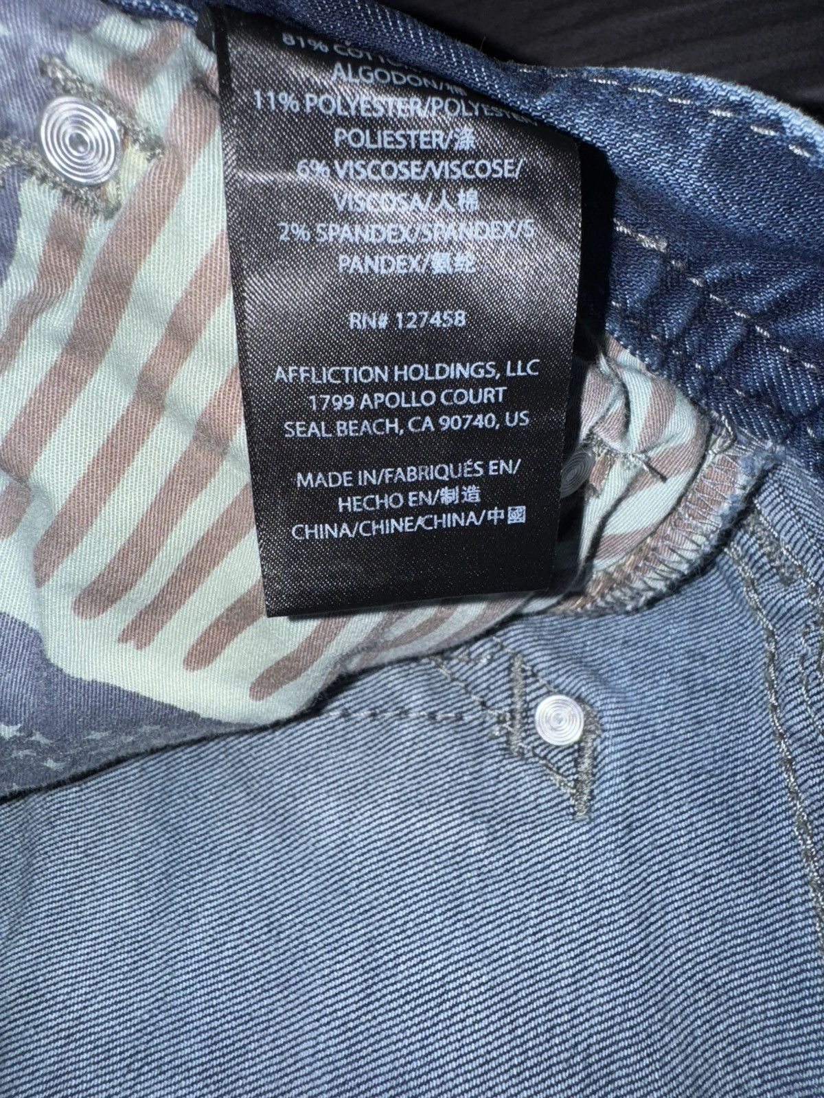 Affliction AFFLICTION 1973 PANTS Size US 38 / EU 54 - 6 Thumbnail