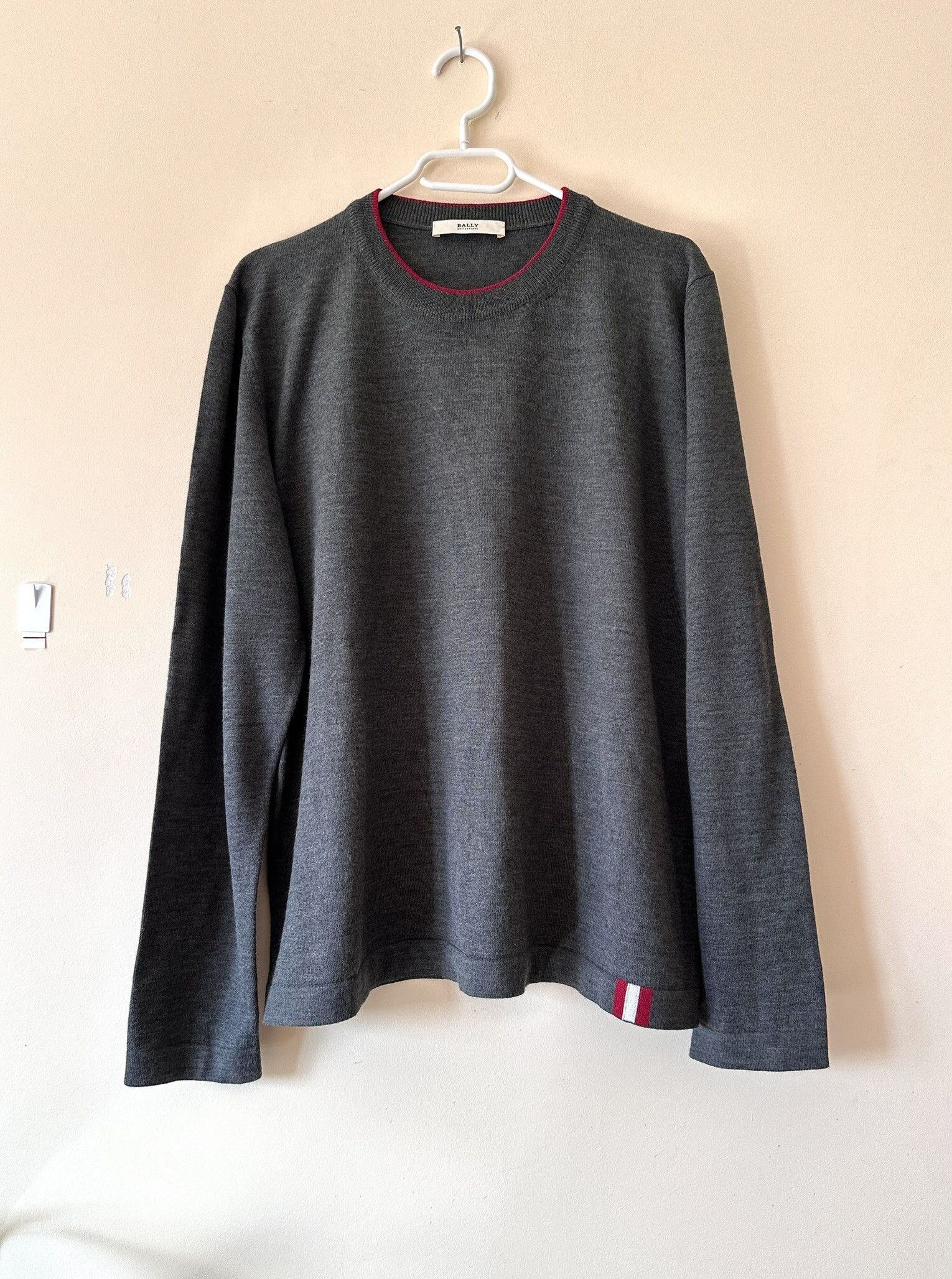 Bally Bally wool merino sweater boxy basic Size US M / EU 48-50 / 2 - 12 Thumbnail