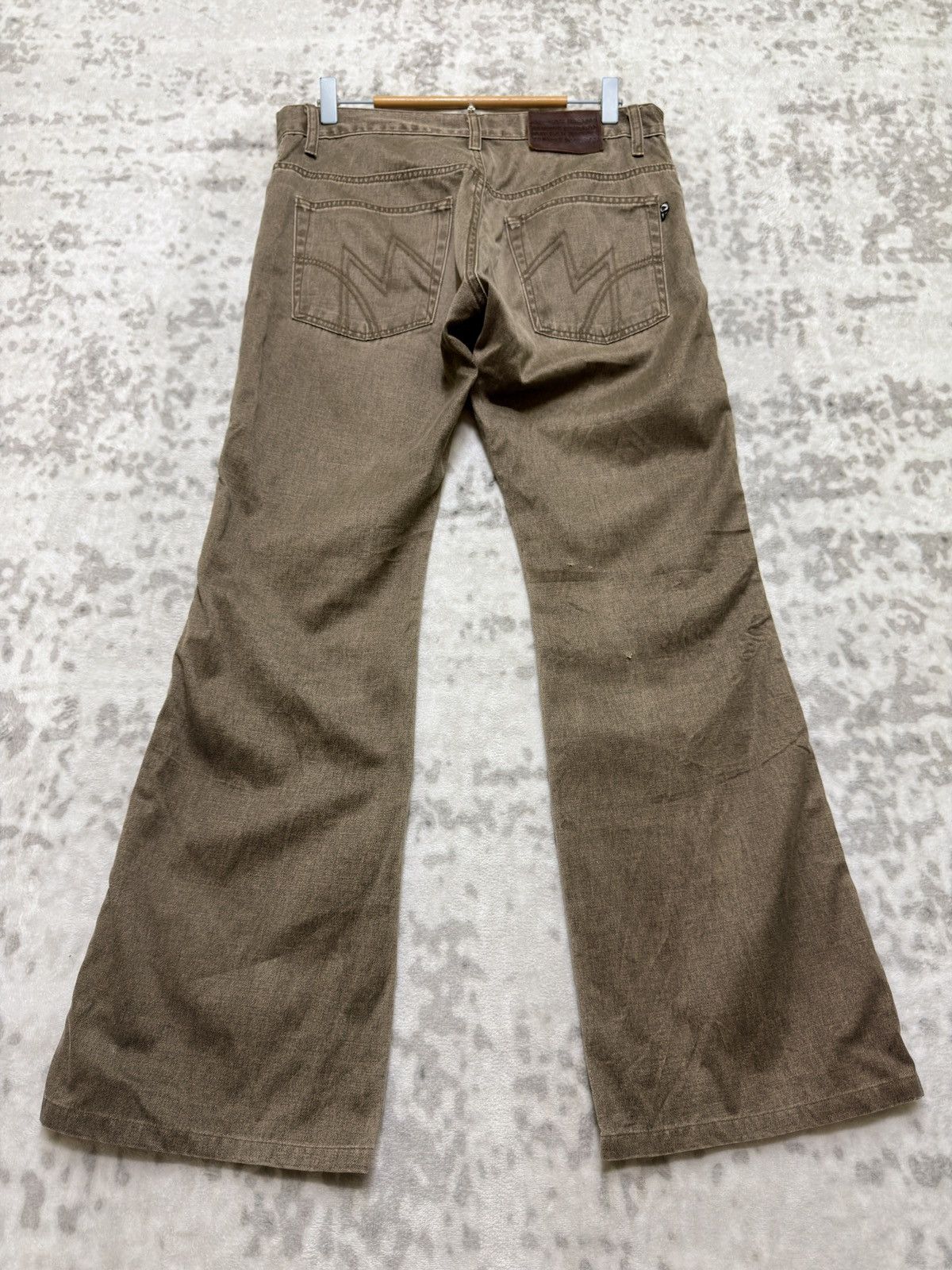 Morgan Homme Vintage Morgan Homme Brown Flared Pants Bootcut Archive Size US 31 - 2 Thumbnail
