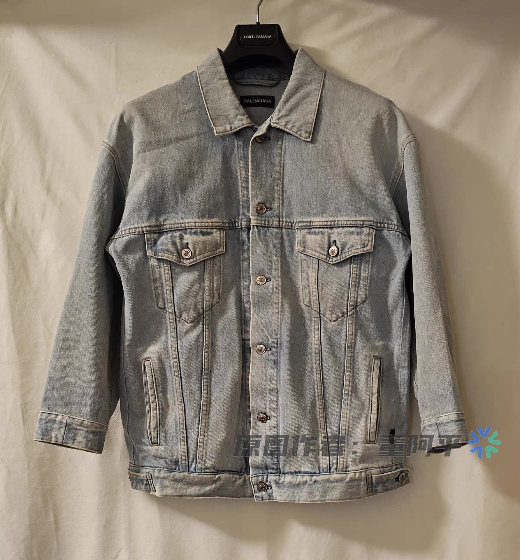 Balenciaga Balenciaga denim jacket Q4 Size US M / EU 48-50 / 2 - 1 Thumbnail