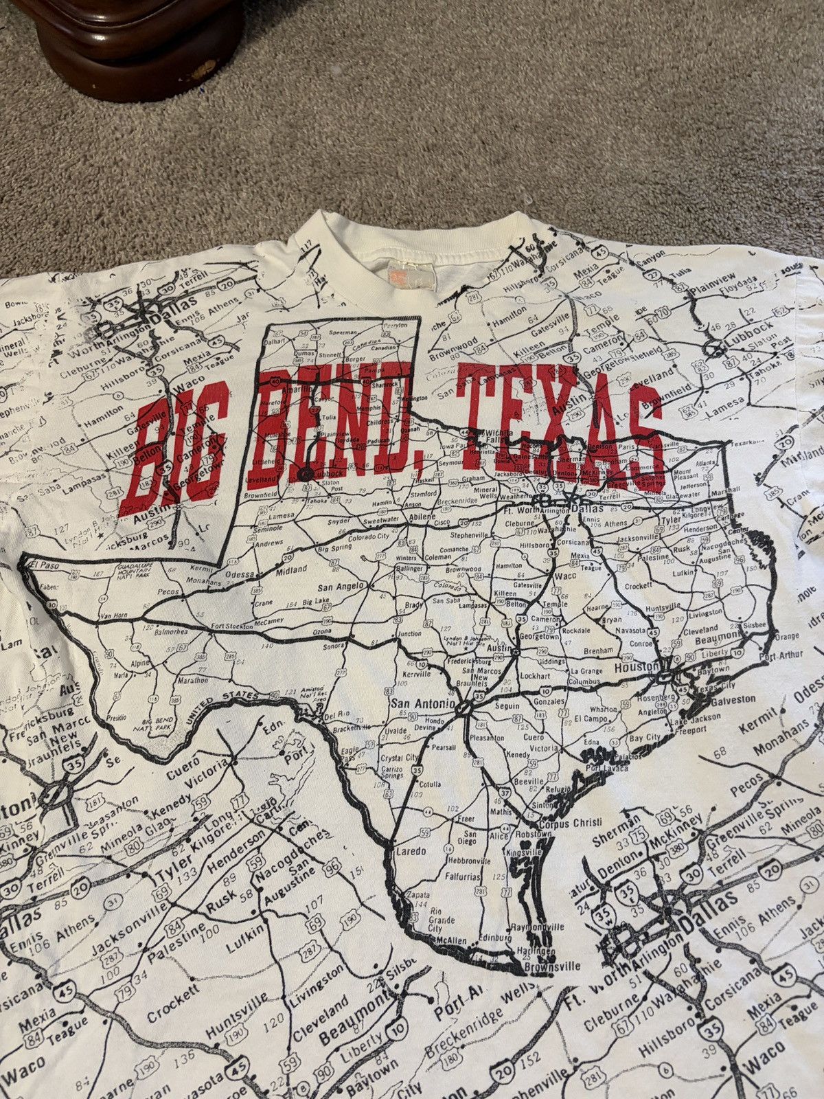 Other Vintage 90s Texas Shirt Size XL Single Stitch All Over Print Size US XL / EU 56 / 4 - 2 Thumbnail