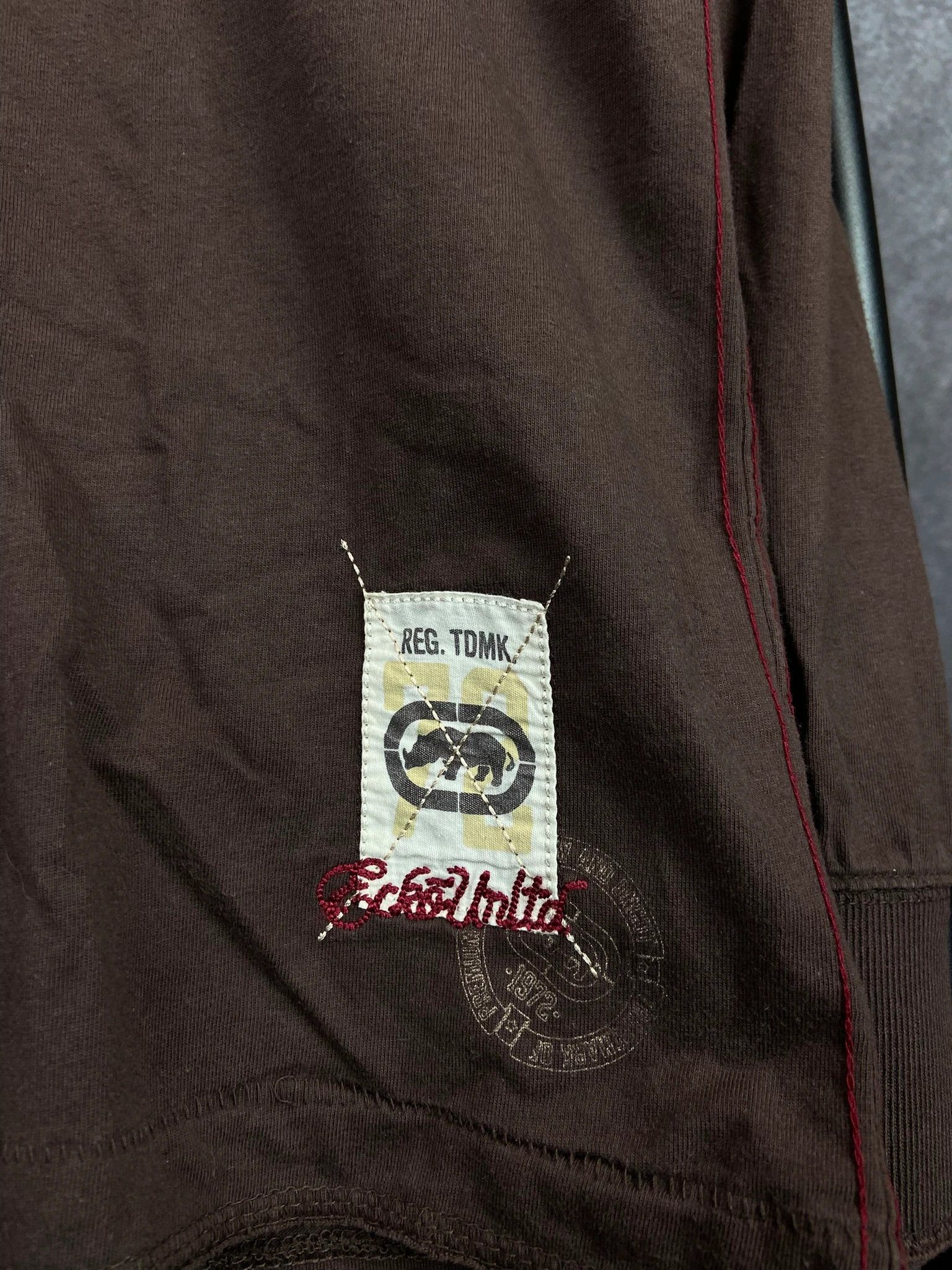 Ecko Unltd. Crewneck Ecko Unltd brown 1972 retro logo vintage Size US XL / EU 56 / 4 - 3 Thumbnail
