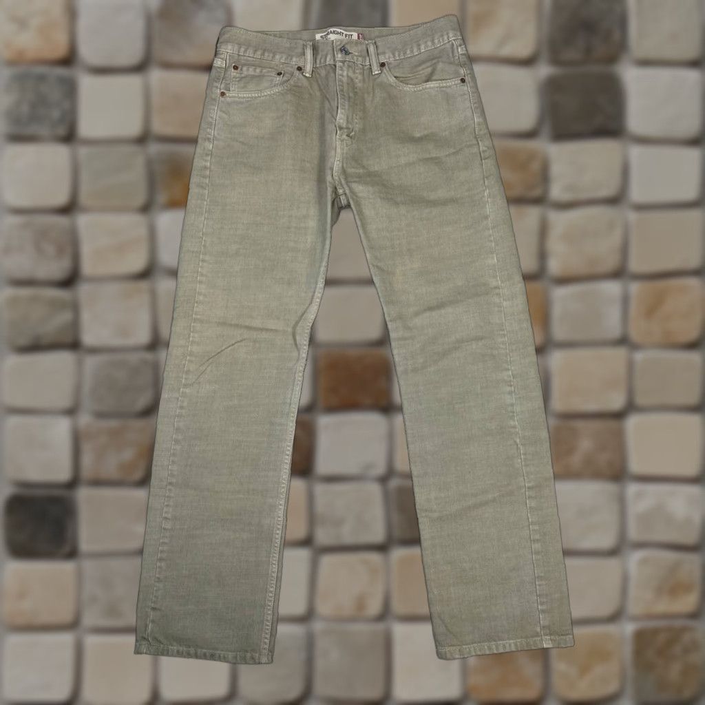 Levi's Levi's 505 Jeans Mens 32 Beige Denim Mid Rise Original Straight Fit 32x31 (Regular) Pants Size US 32 / EU 48 - 1 Thumbnail