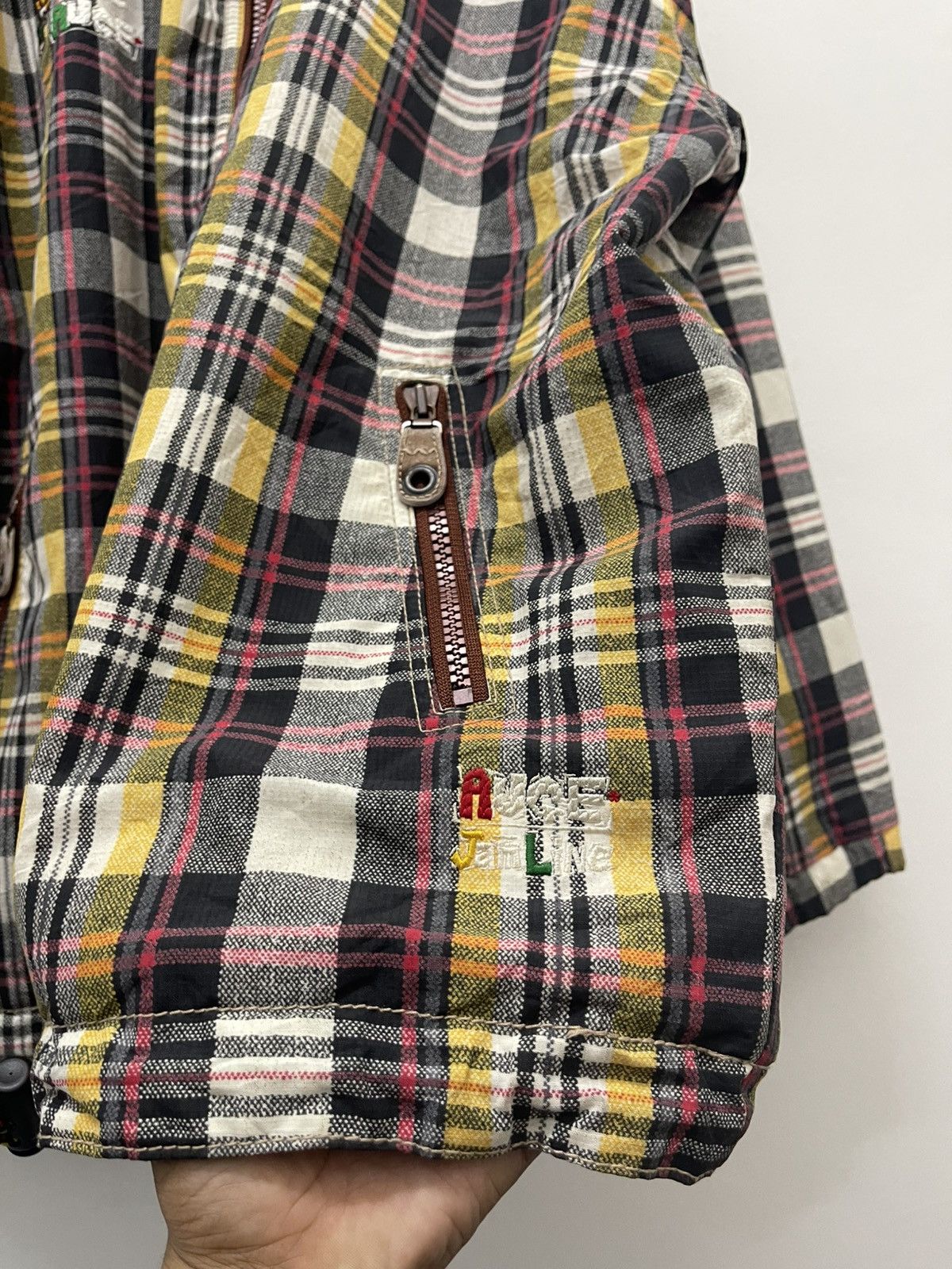 Goldwin Rare Vintage JAM LIVE AUGE Goldwin Japan Rasta Rap Jacket Size US L / EU 52-54 / 3 - 2 Thumbnail