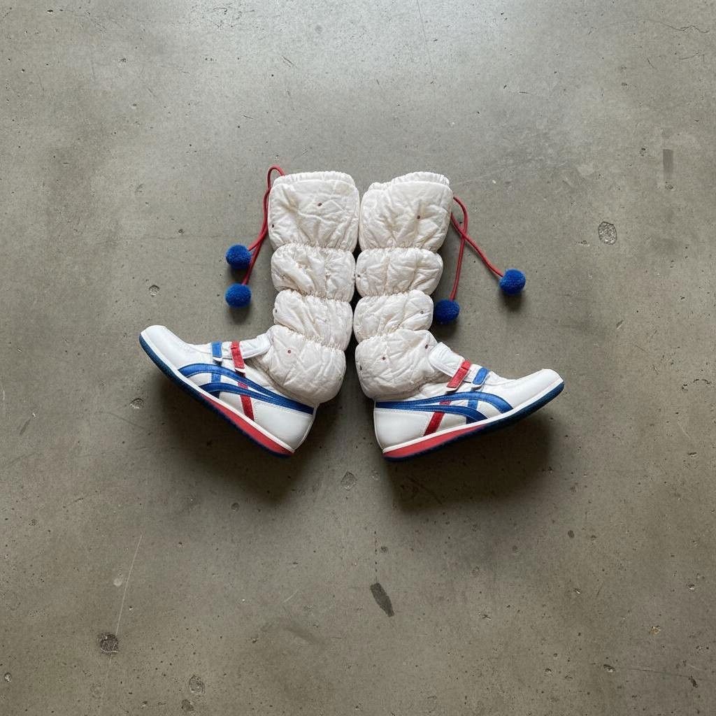 Onitsuka Tiger The Onitsuka Tiger Bubble High Knee Flats Winter Heaven Size US 5.5 / IT 35.5 - 2 Thumbnail