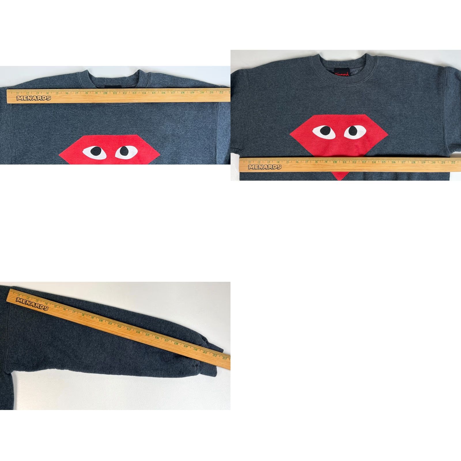 Vintage Diamond Supply Co. Player Crewneck Sweatshirt Men's Gray M Size US M / EU 48-50 / 2 - 9 Thumbnail