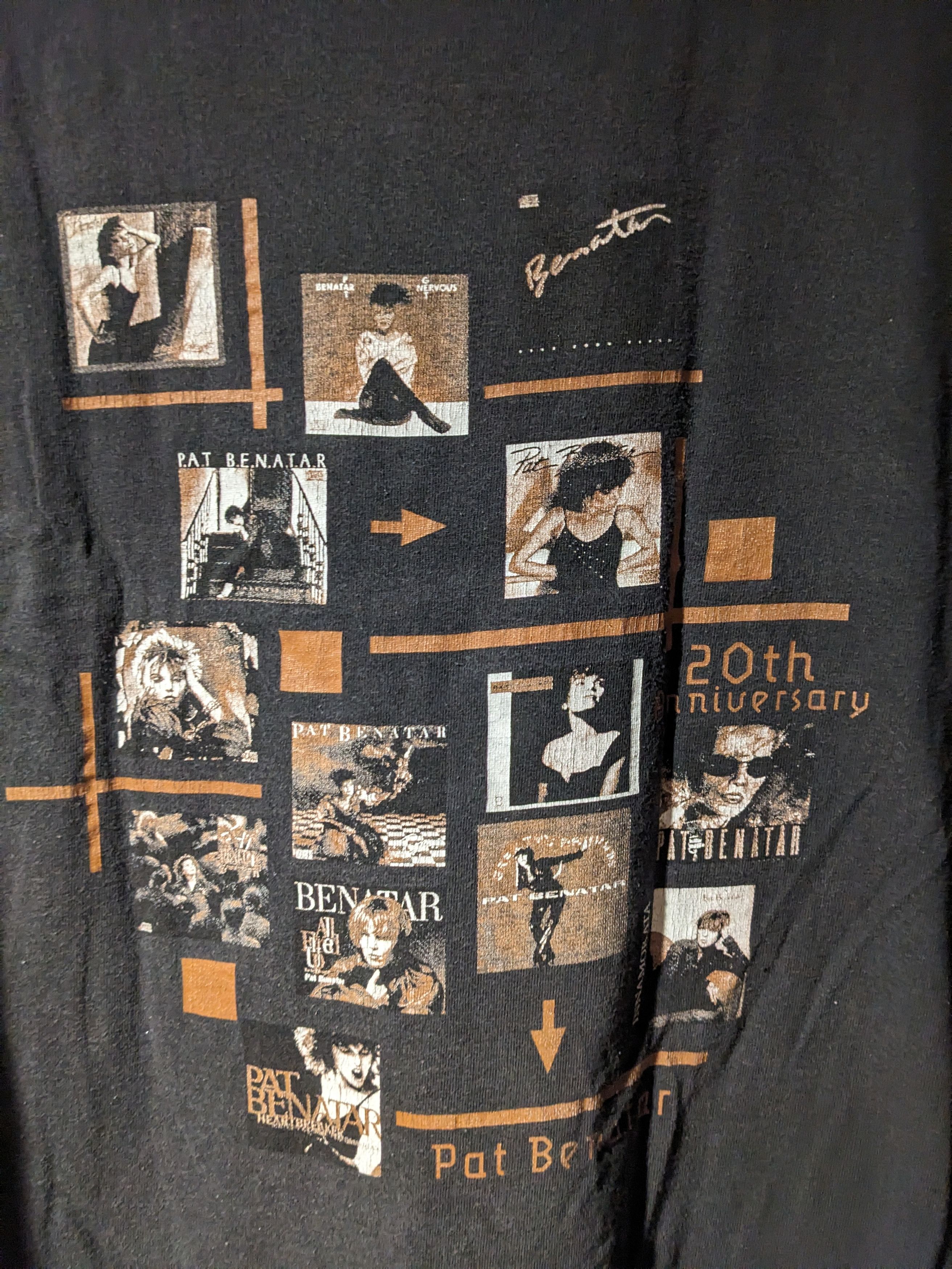 Band Tees × Vintage Vintage 1999 Pat Benatar 20th Anniversary Tour Large T-Shirt Size US L / EU 52-54 / 3 - 2 Thumbnail