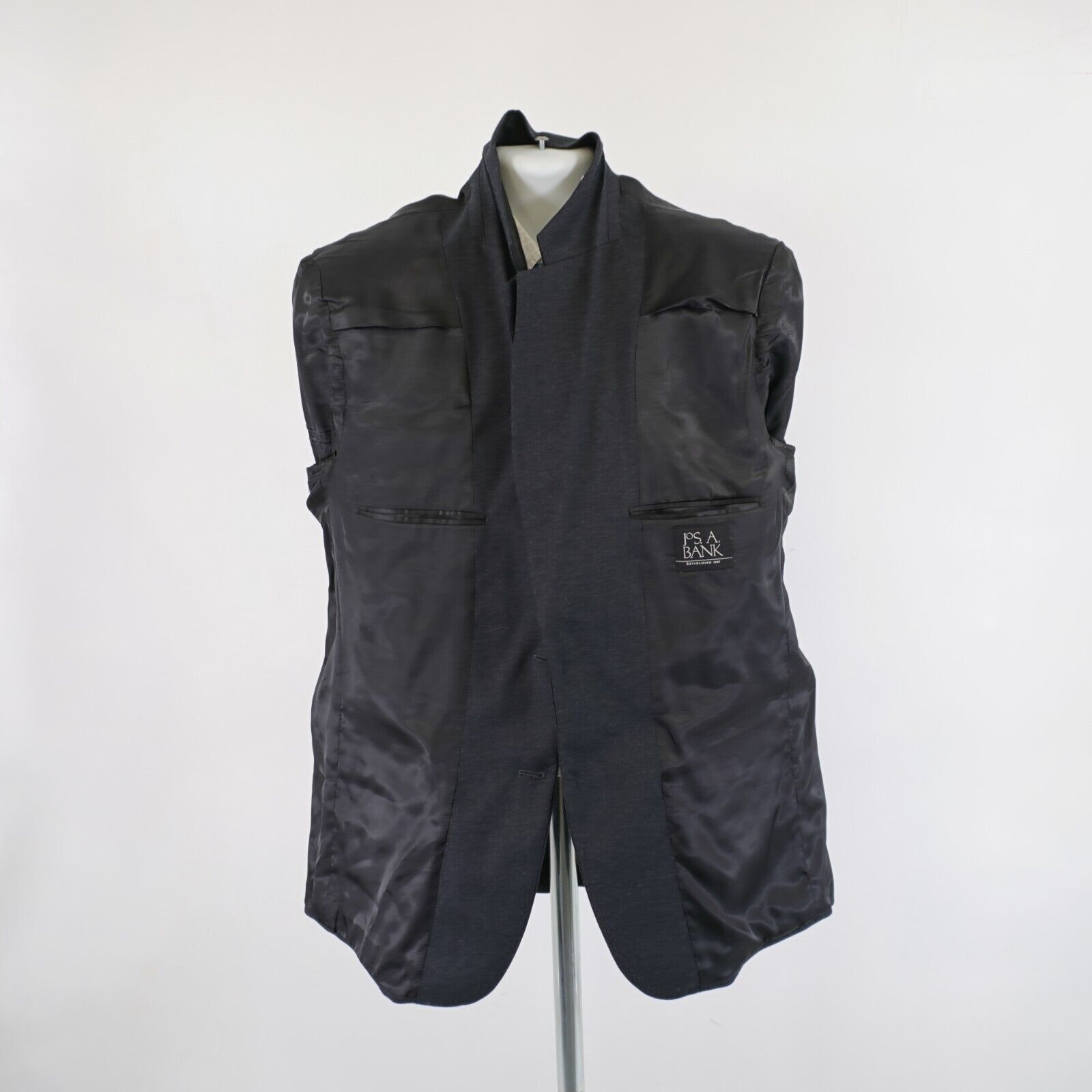 Jos. A. Bank Jos A Bank Wool Cashmere Gray Blazer 44R Or Slim 46R 2 Butto Size 44R - 10 Thumbnail