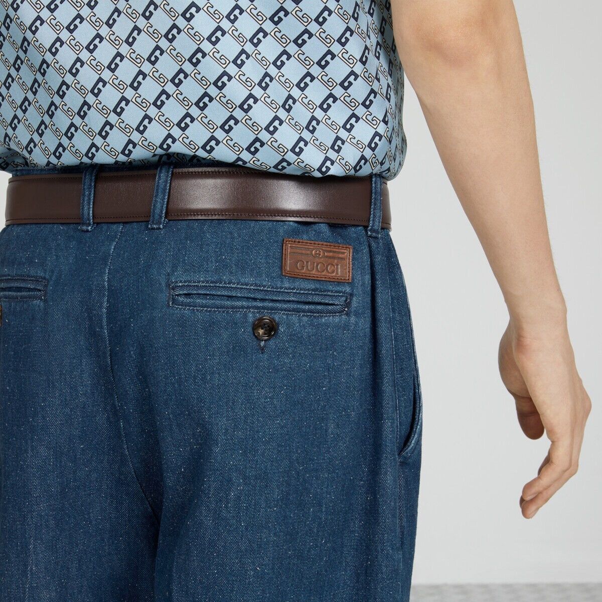 Gucci Gucci Wide Leg Tailored Trousers High Rise Straight Jeans Size US 34 / EU 50 - 5 Thumbnail