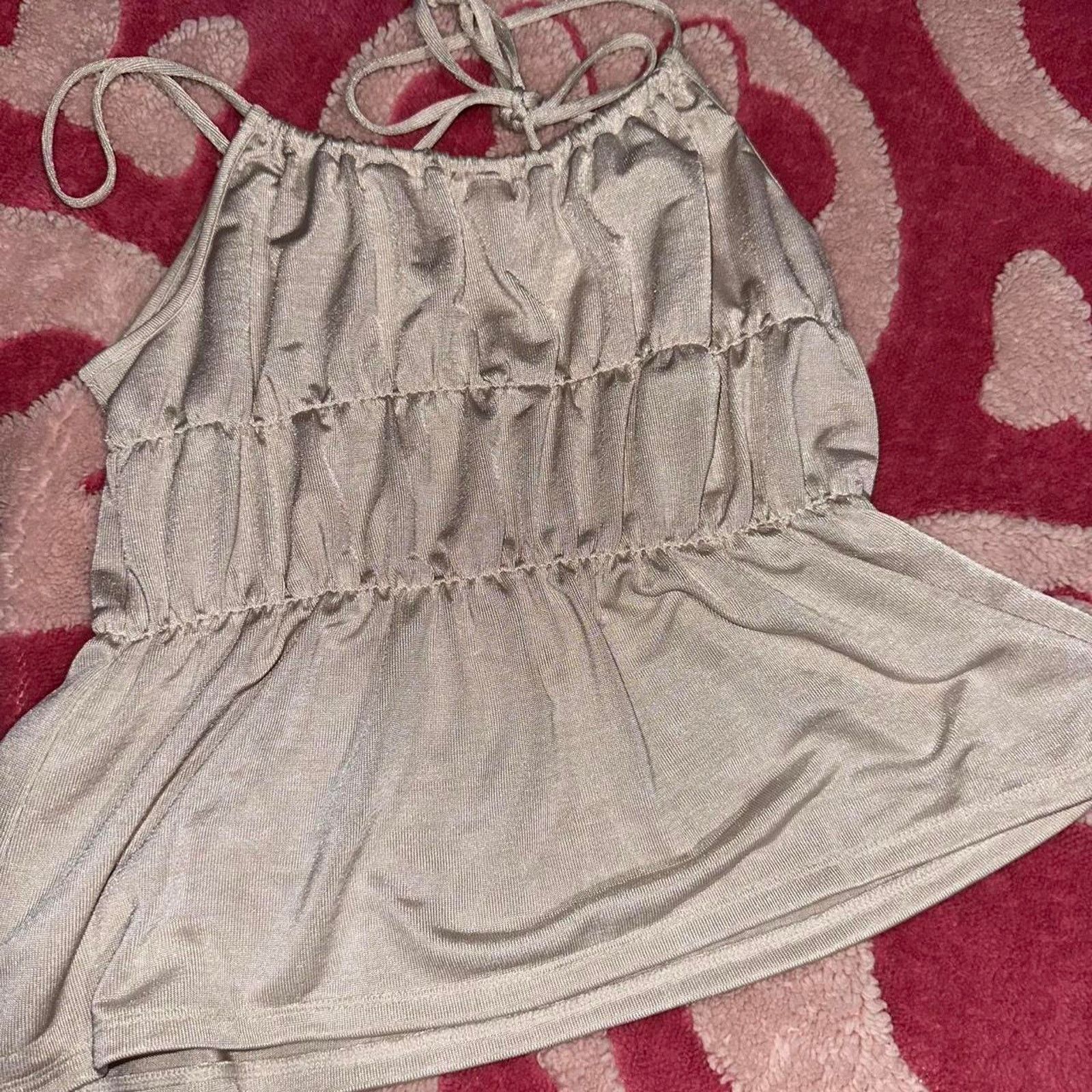 Victoria's Secret Tan and cream pinkish halter Size S / US 4 / IT 40 - 3 Thumbnail