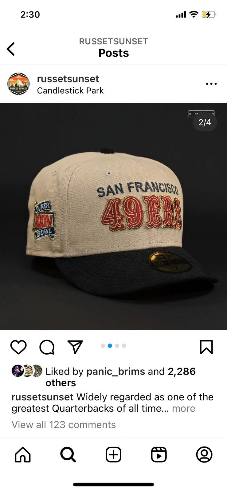New Era Myfitteds San Francisco 49ers nfl Super Bowl hall of fame p Size ONE SIZE - 7 Thumbnail