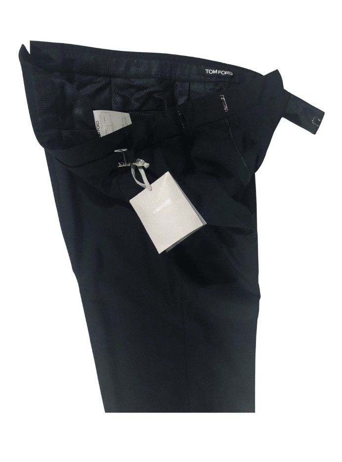 Tom Ford Tom Ford 🇨🇭 Black Wool Trouser Dress Slacks 46 New Unaltered Size 36R - 5 Thumbnail