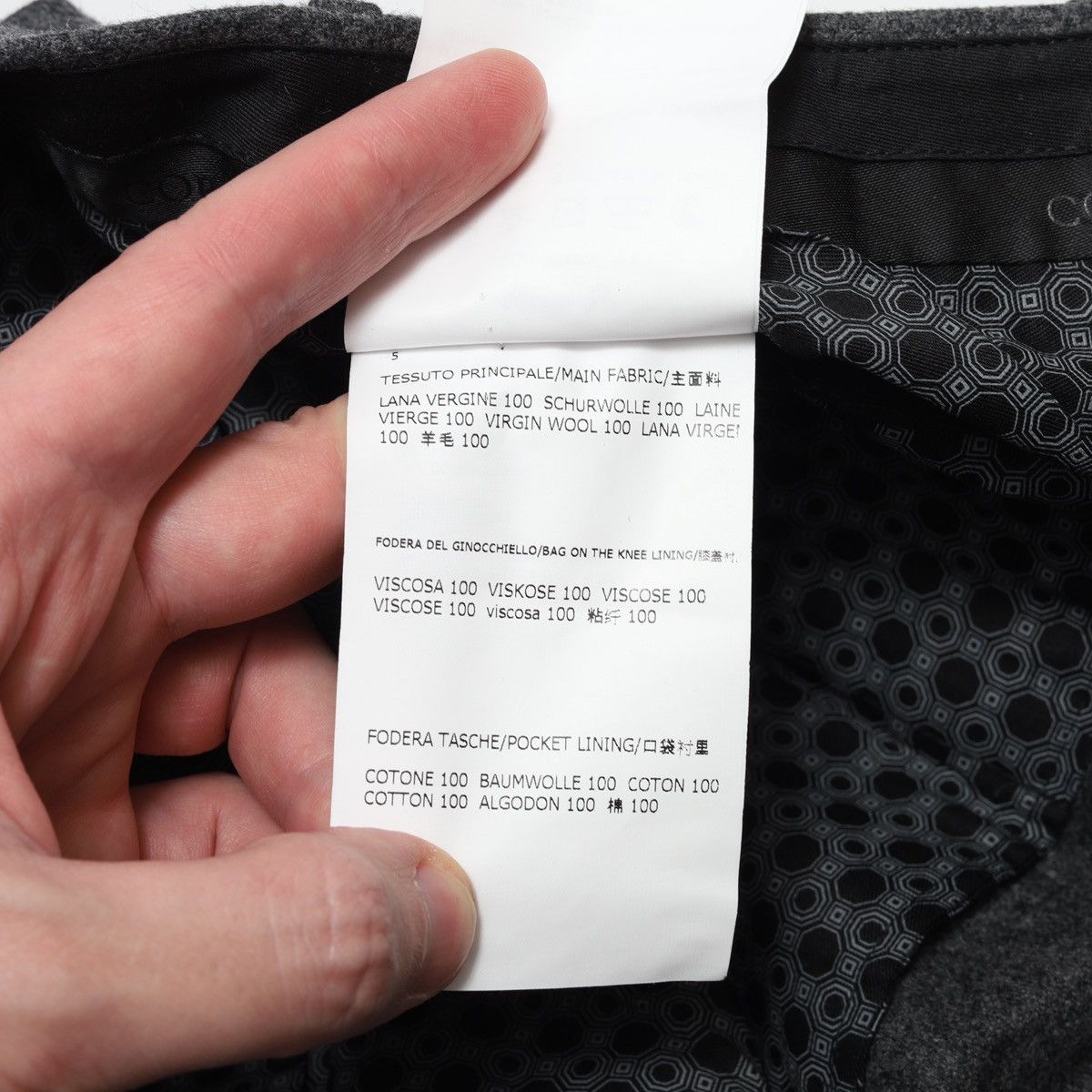 Corneliani Corneliani Wool Grey Trousers Pants Size US 36 / EU 52 - 22 Thumbnail
