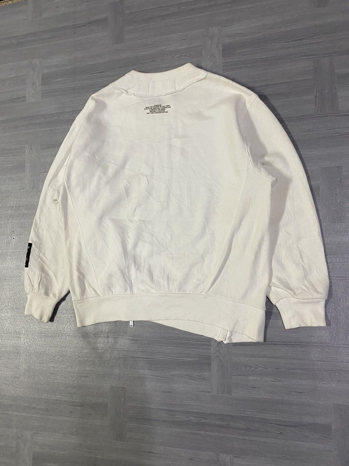 GU × Undercover Undercover X GU Sweatshirt Plain White Crewneck Size US M / EU 48-50 / 2 - 17 Thumbnail