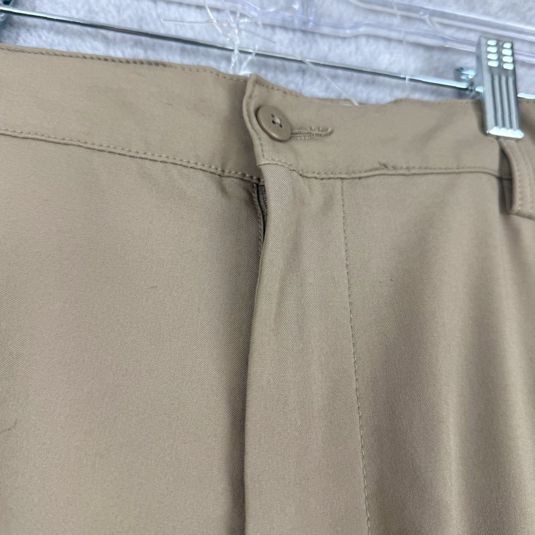 Footjoy FootJoy FJ Athletic Mens Beige Golf Performance Stretch Chino Pants Size 38X34 Straight Leg Flat Front Regular Waist 38 Inseam 34 Size US 38 / EU 54 - 5 Thumbnail