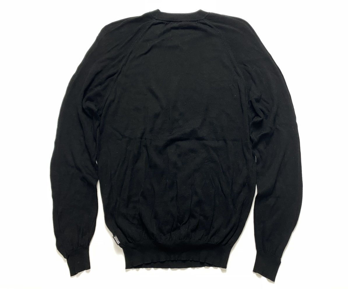 Versace Jeans Couture Versace Jeans Couture Knitwear embroidery logo shirt black Size L / US 10 / IT 46 - 8 Thumbnail