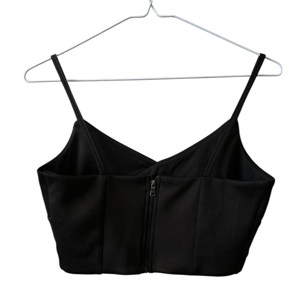 Designer Black Dynamite cropped cami top Size S / US 4 / IT 40 - 2 Thumbnail