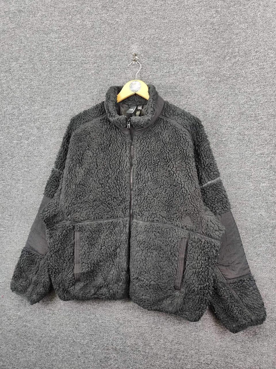 Adidas Vintage Adidas Three Stripes Sherpa Fleece Jacket Size US L / EU 52-54 / 3 - 2 Thumbnail