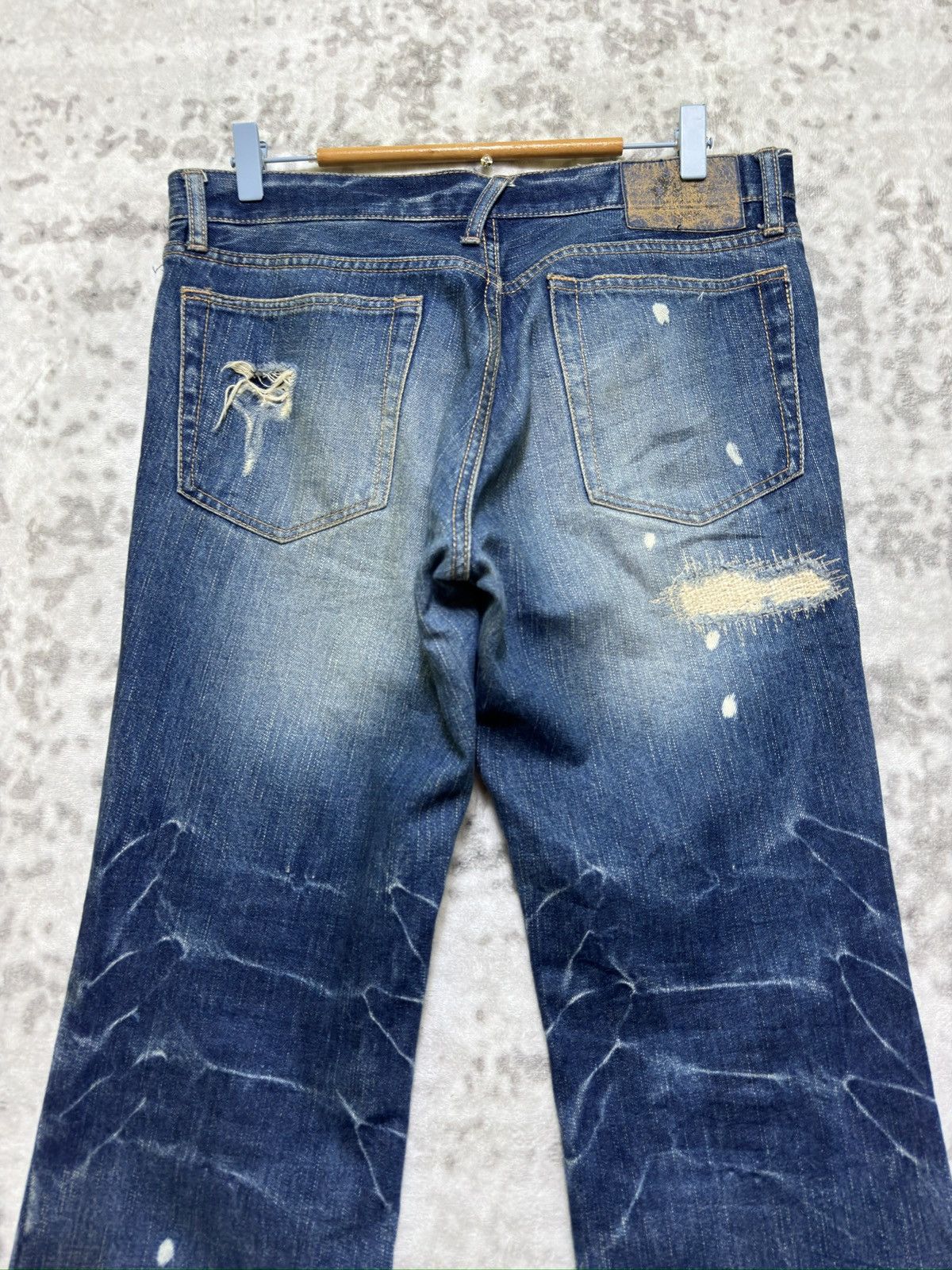 PPFM Vintage PPFM Bootcut Flared Paint Splatter Distressed Japan Size US 32 / EU 48 - 10 Thumbnail