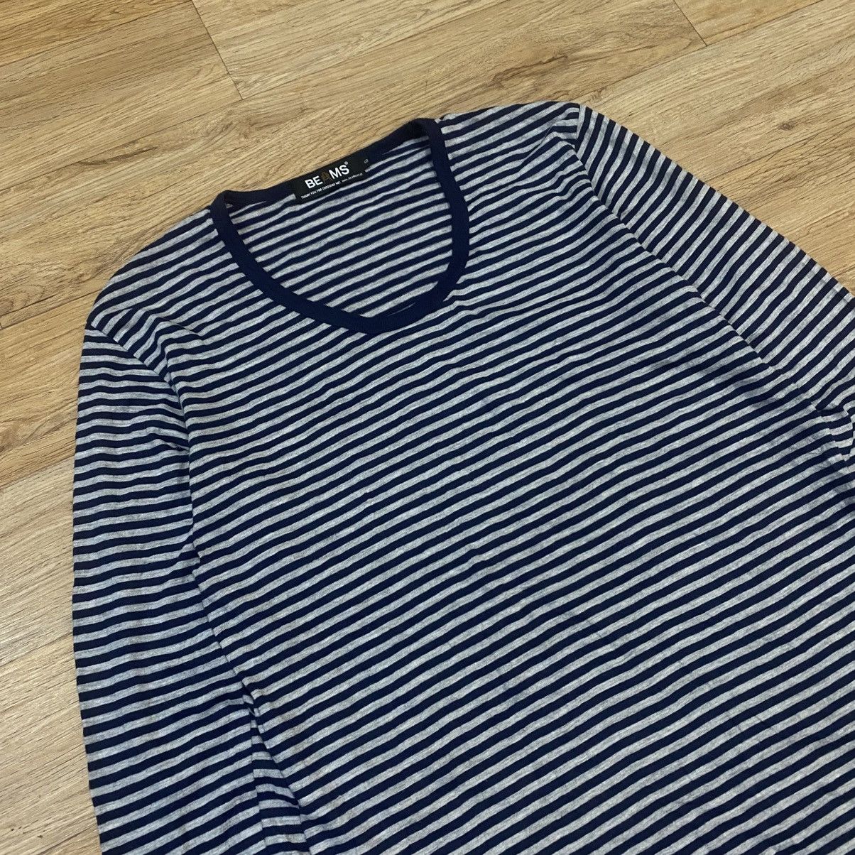 Beams Plus 2000s Beams Stripe Stripe Long Sleeve T-Shirt Size US S / EU 44-46 / 1 - 2 Thumbnail