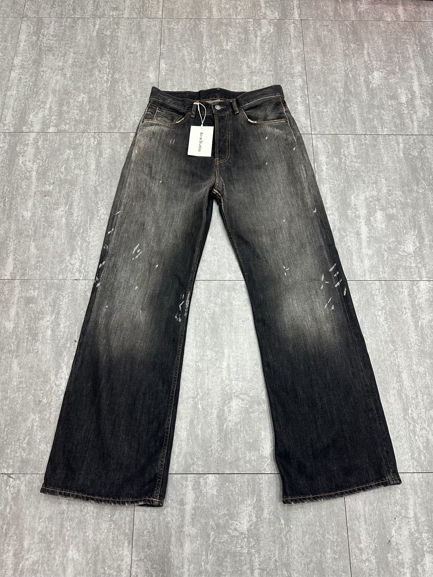 Acne Studios Acne Studios Denim Black Pants 31 Women Size 31" - 1 Thumbnail