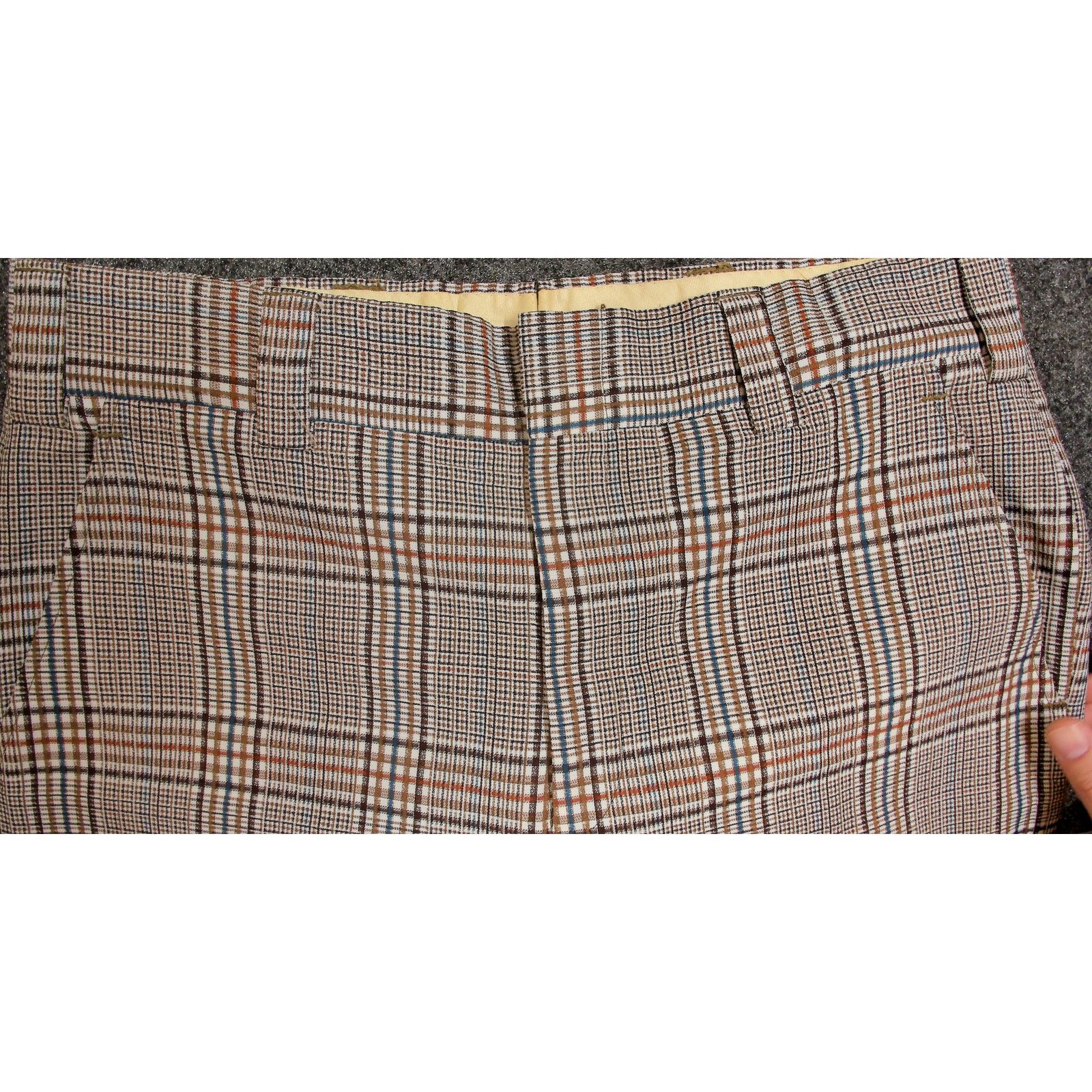 Vintage Vintage 70s Prince of Wales Glen Plaid Trousers Scovill 34 Size US 34 / EU 50 - 8 Thumbnail