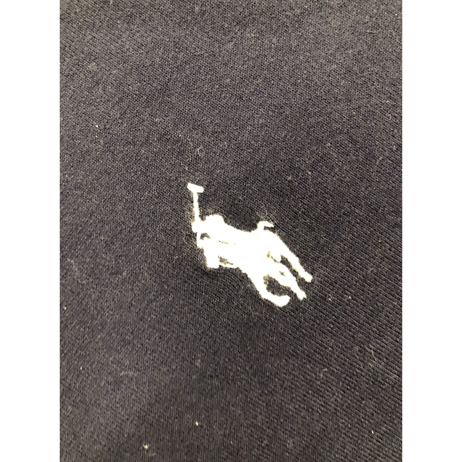 Polo Ralph Lauren Polo Ralph Lauren Pullover 1/4 Zip Mock Neck Long Sleeve Navy Blue Pima Cotton Knit with Zip Pockets Mens M Size US M / EU 48-50 / 2 - 2 Thumbnail