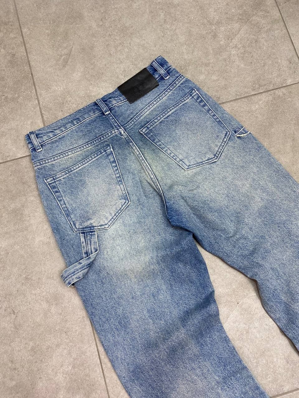 Peso Peso Embroidered Logo Baggy Denim Pants Size US 28 / EU 44 - 5 Thumbnail