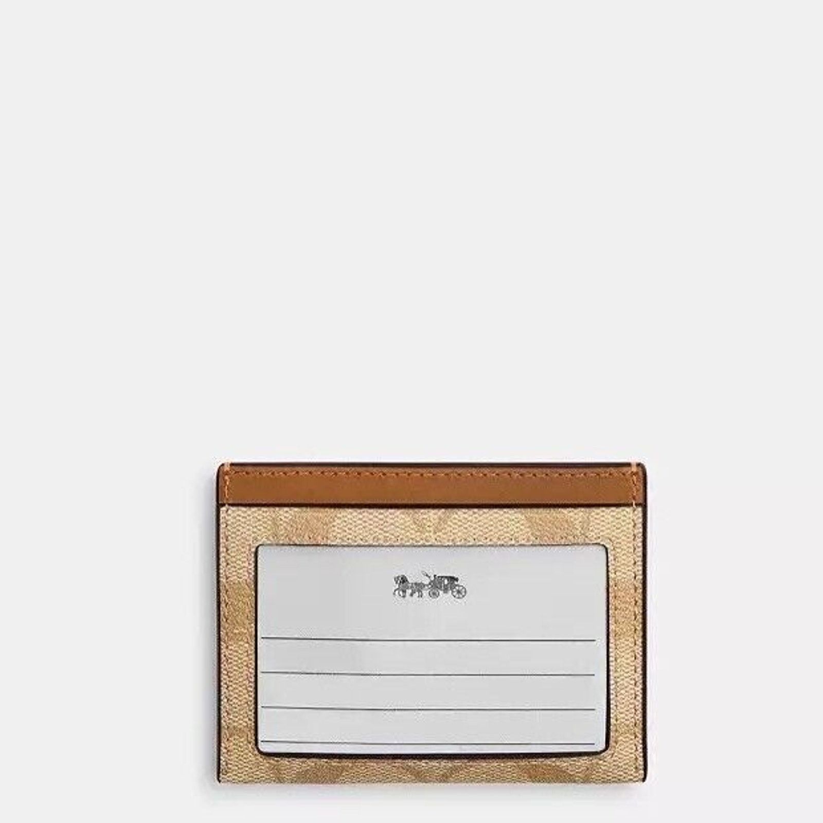 Coach NWT Coach Card Case CH415 SLIM ID Canvas Size ONE SIZE - 5 Thumbnail