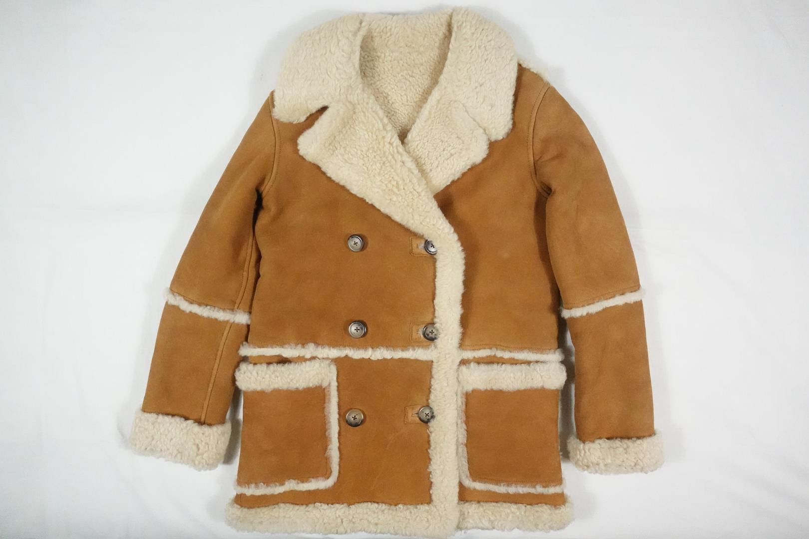 Polo Ralph Lauren Polo Ralph Lauren Jacket Coat Leather Suede Shearling NWT XS Size XS / US 0-2 / IT 36-38 - 1 Thumbnail