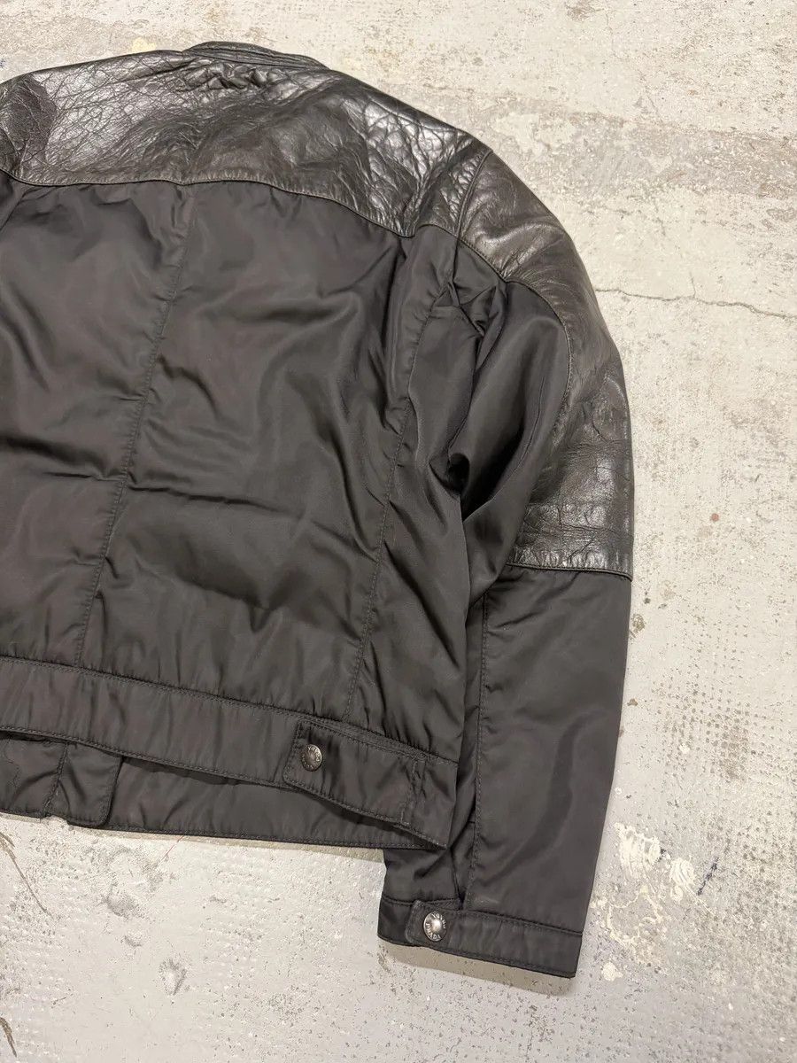 Prada AW2011 Prada Hybrid Leather Black Nylon Jacket Size US L / EU 52-54 / 3 - 4 Thumbnail
