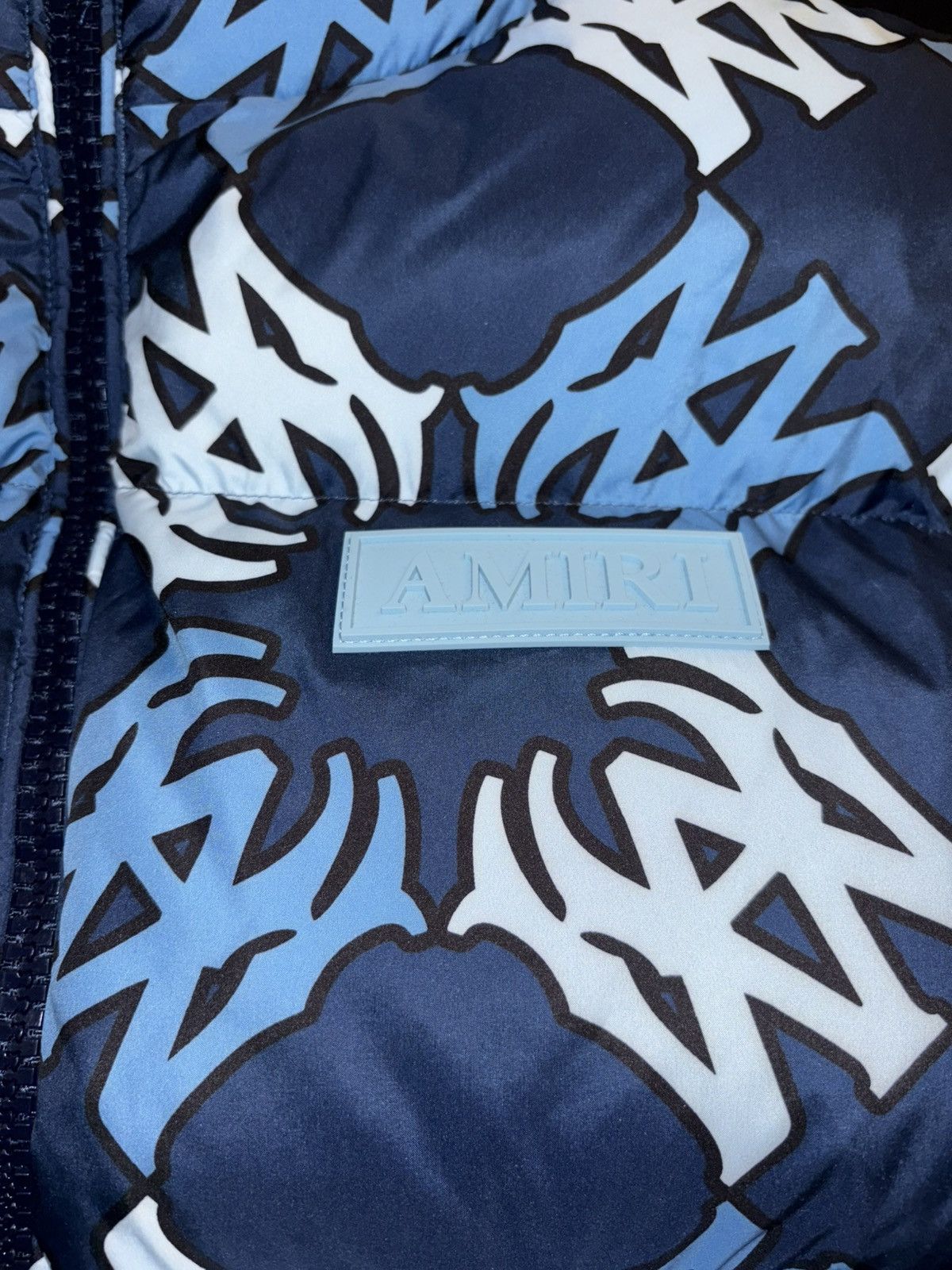 Amiri AMIRI QUAD DOWN GILET POLYESTER Midnight Blue Size US L / EU 52-54 / 3 - 2 Thumbnail
